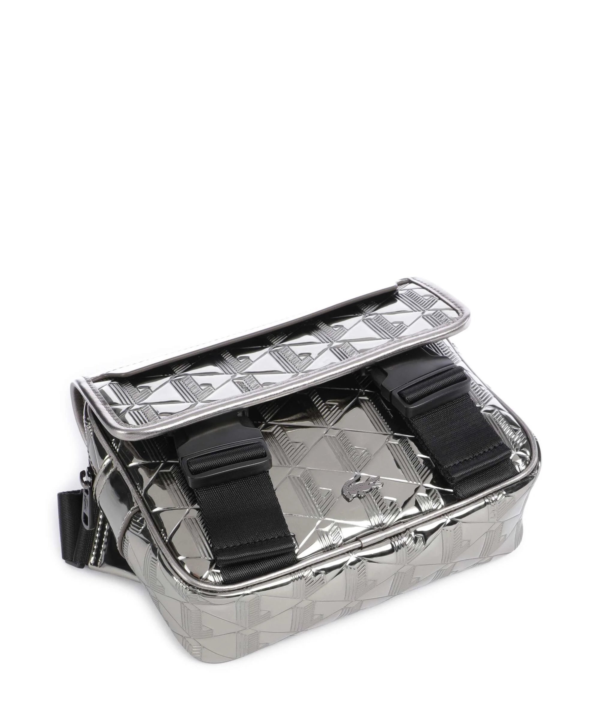 Lacoste Holiday Torba przez ramię silver/black - Image 5