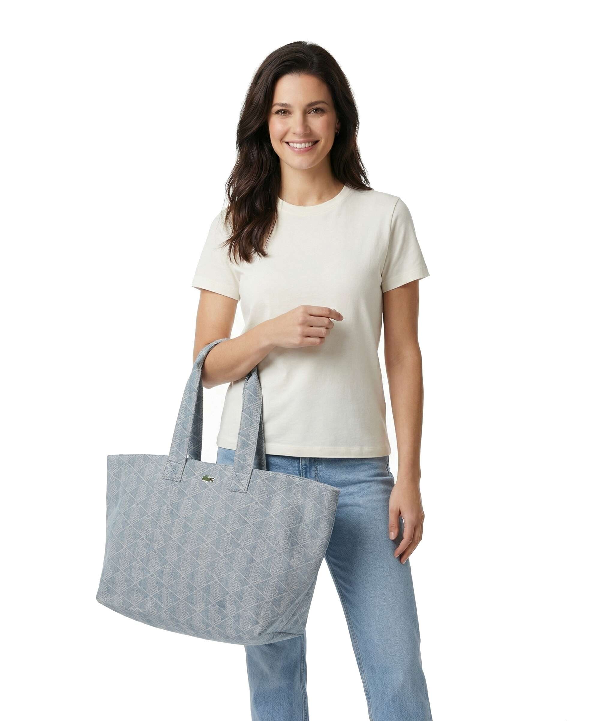 Lacoste Neocroc Jacquard Torba na zakupy tradewinds - Image 3