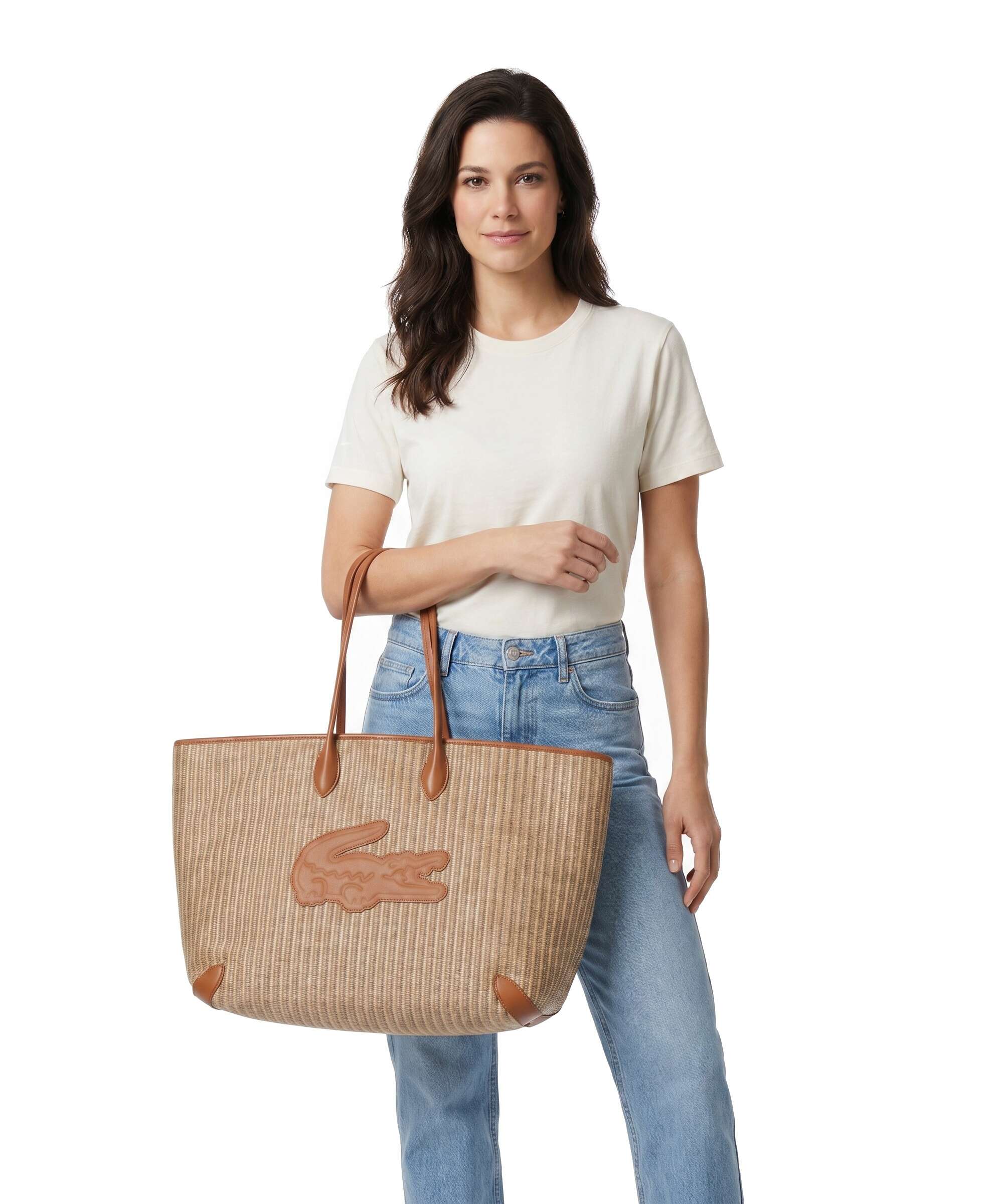 Lacoste Summer Pack Torba na zakupy natural/tan - Image 3
