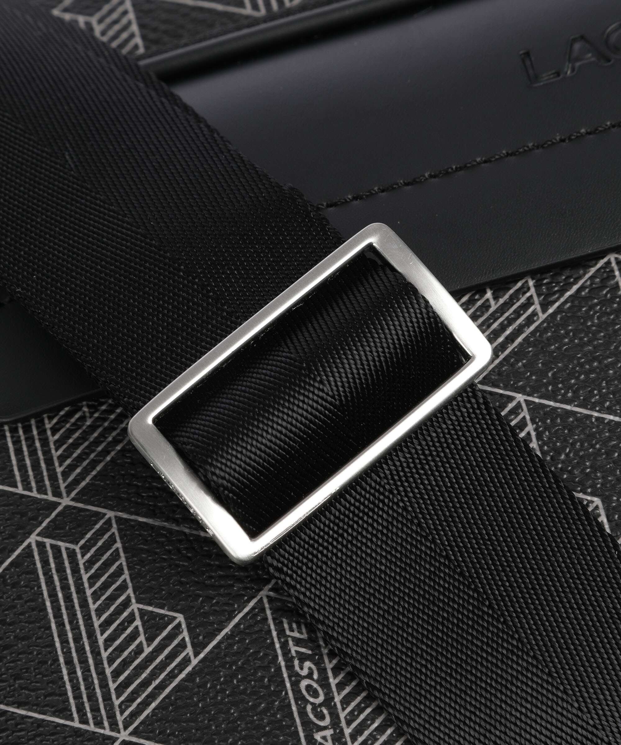 Lacoste The Blend Torba przez ramię monogram noir/gris - Image 4