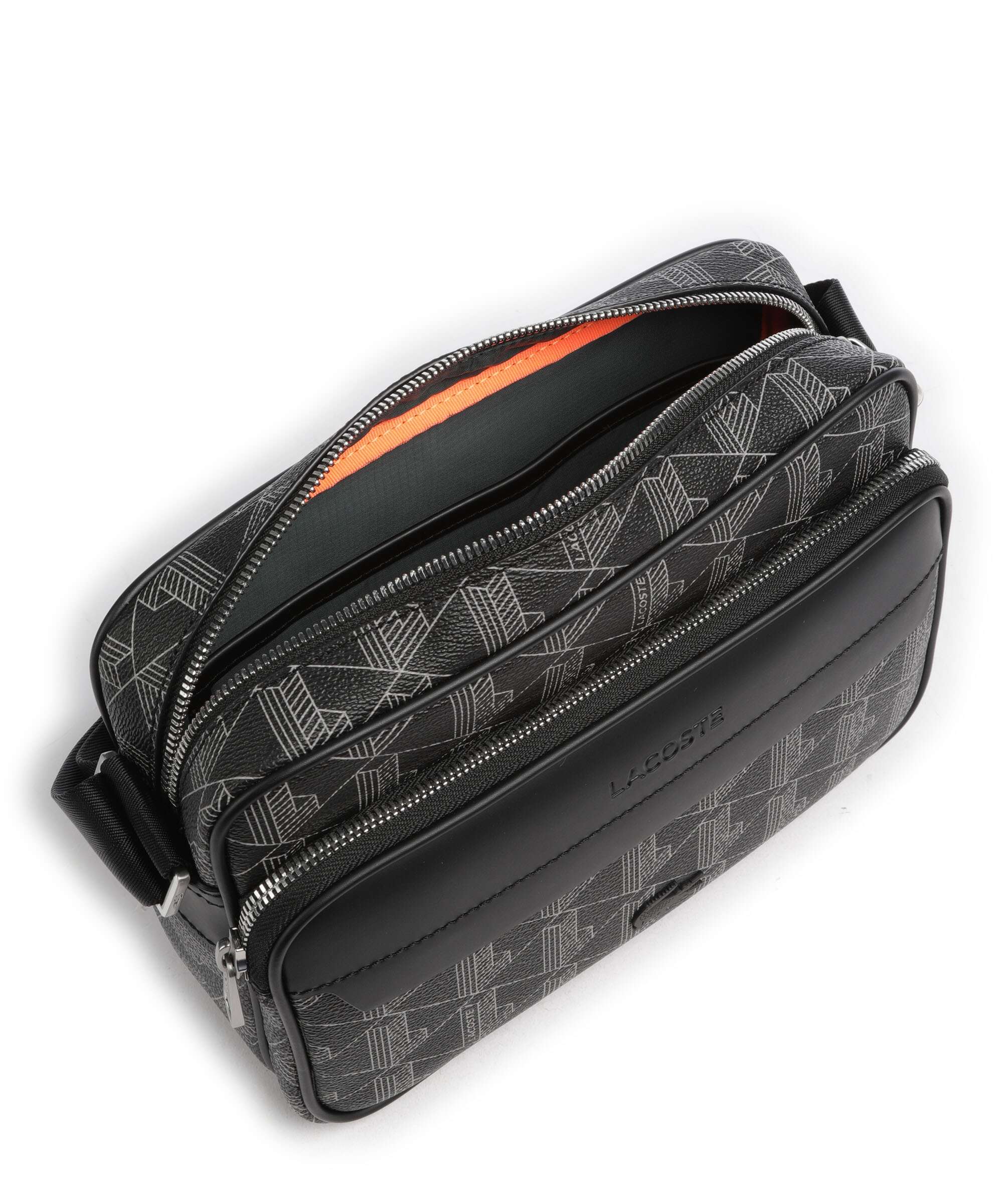 Lacoste The Blend Torba przez ramię monogram noir/gris - Image 6