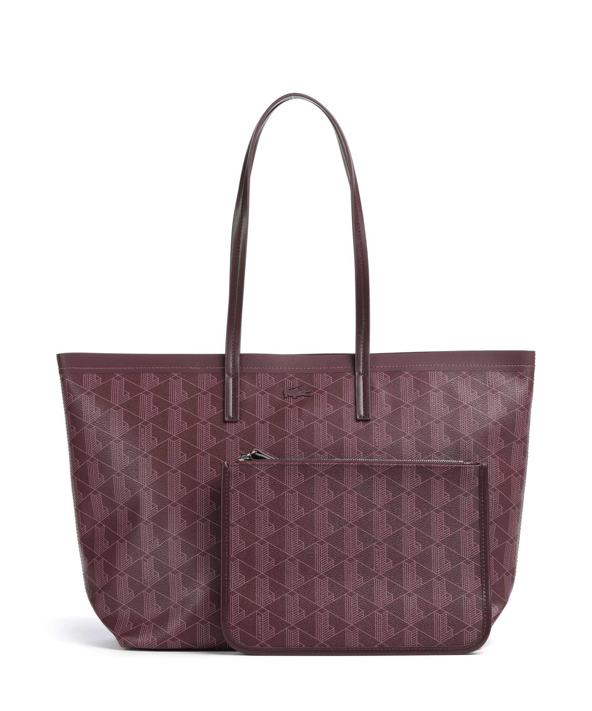 Lacoste Zely Torba na zakupy mono winetasting damson - Image 4
