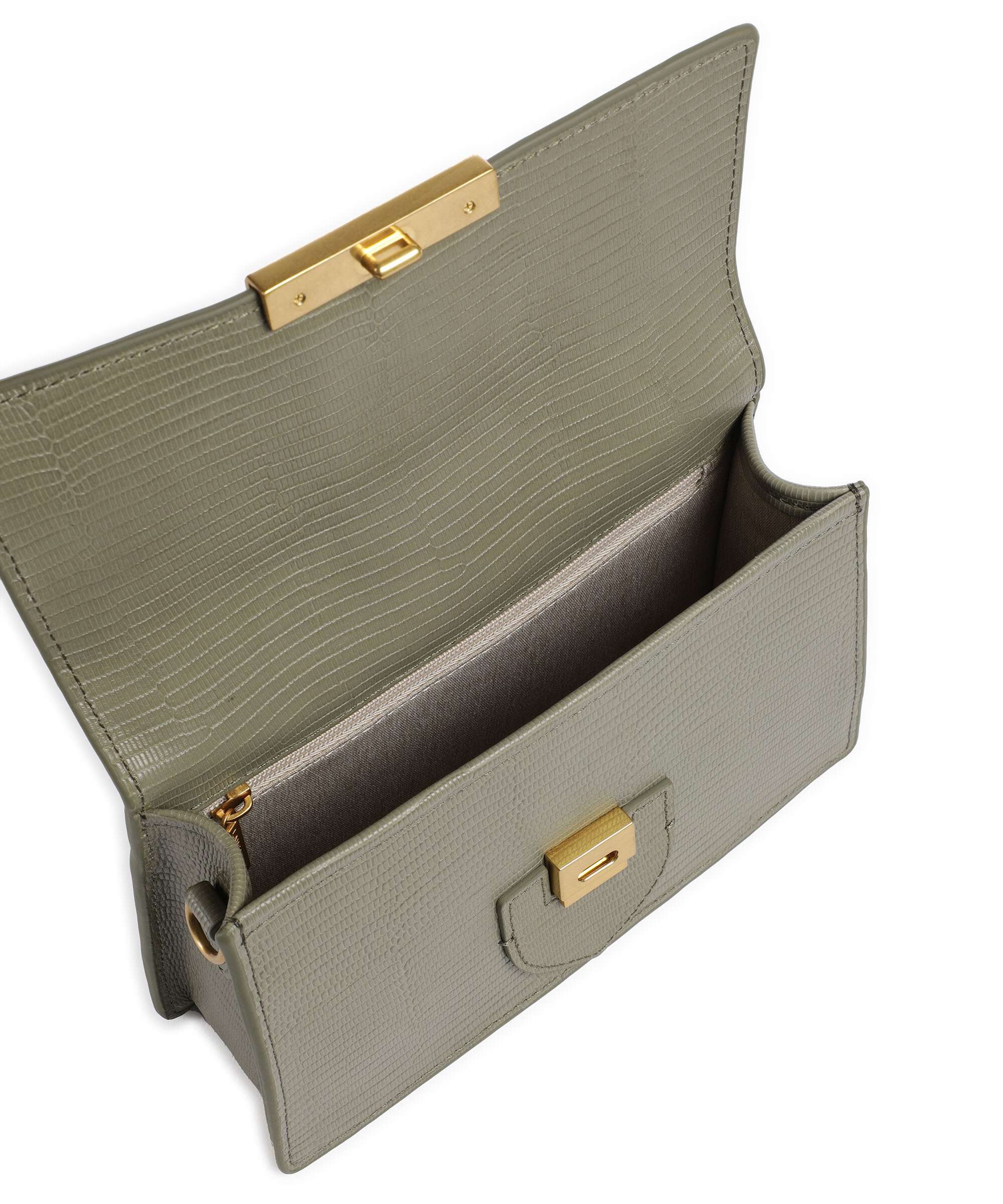 Lancaster Exotic Ily Torba przez ramię olive/lézard - Image 6