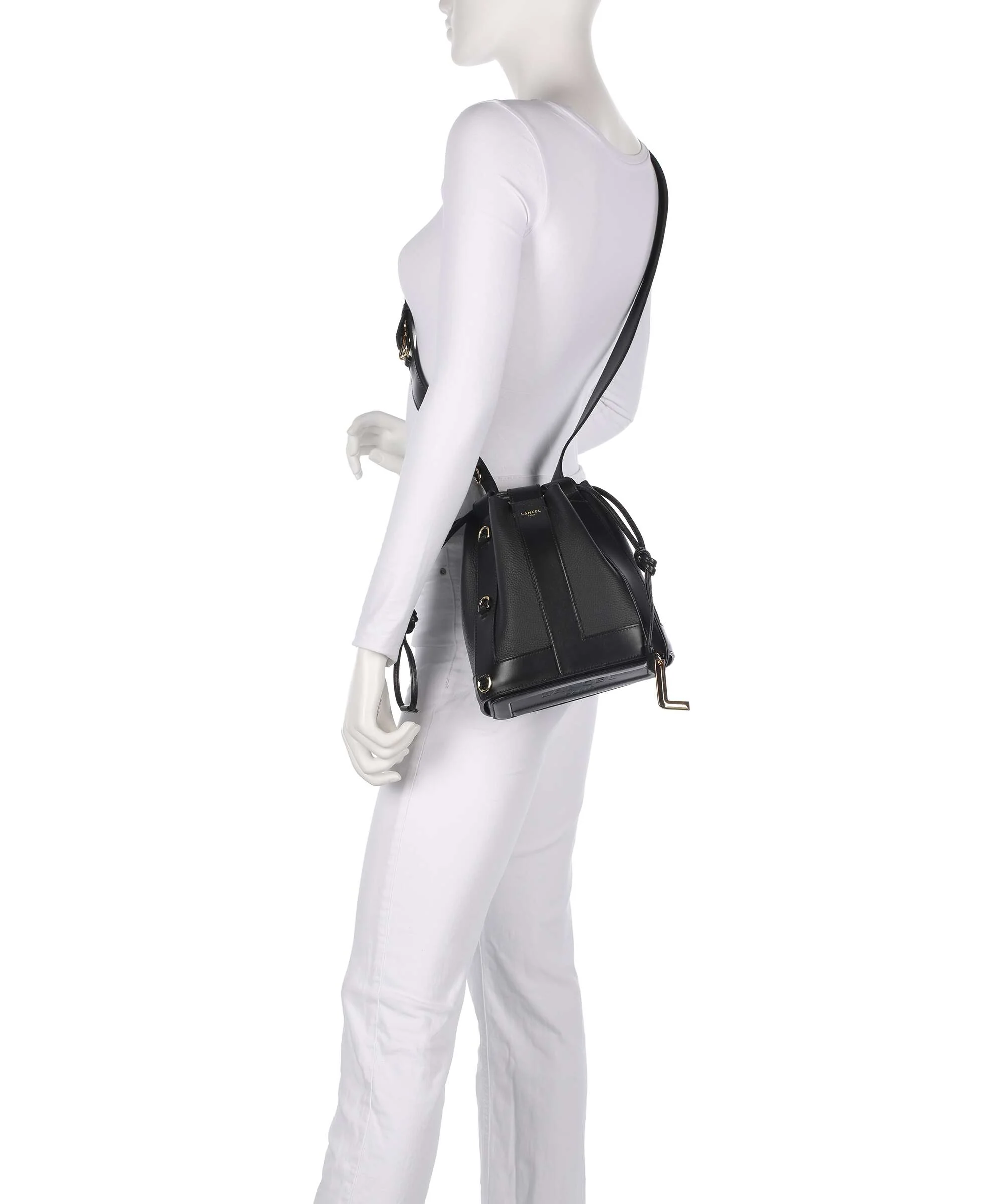 Lancel Elles S Torebka worek black - Image 3