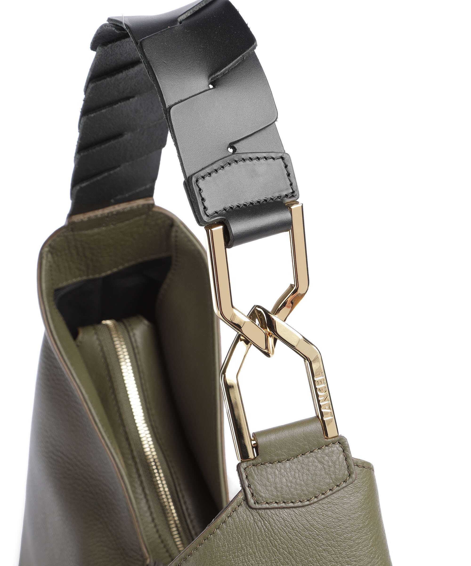 Lancel Pagode L Torebka worek dark khaki/black - Image 4