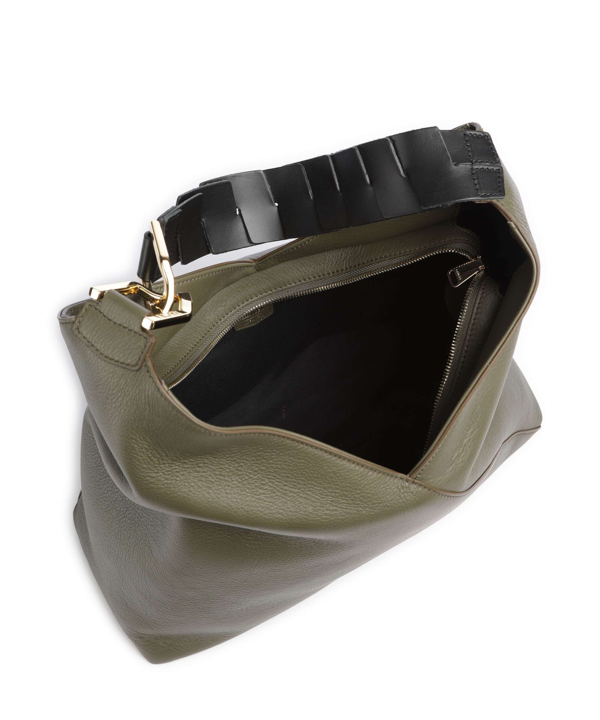 Lancel Pagode L Torebka worek dark khaki/black - Image 6