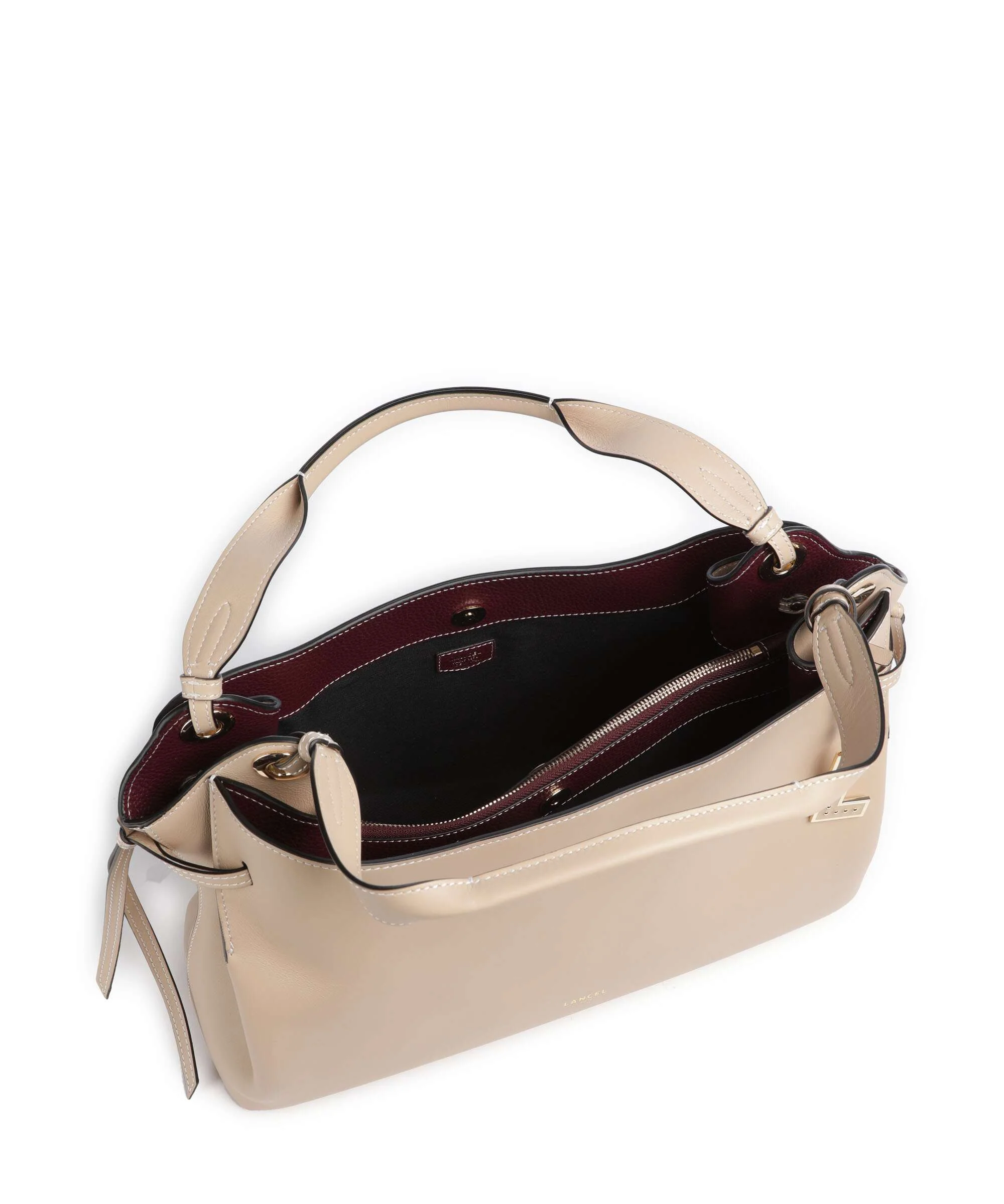 Lancel Swann M Torebka worek cappuccino - Image 5