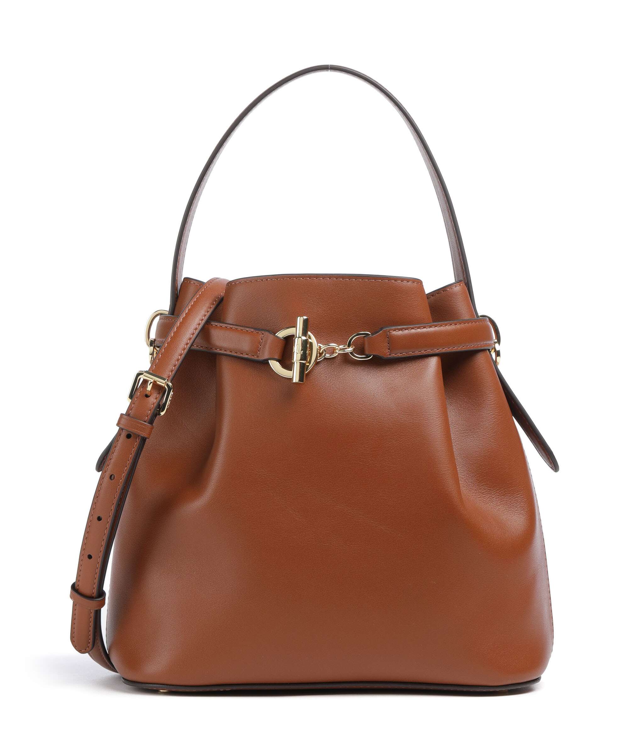Lauren Ralph Lauren Blaike Medium Torebka worek lauren tan