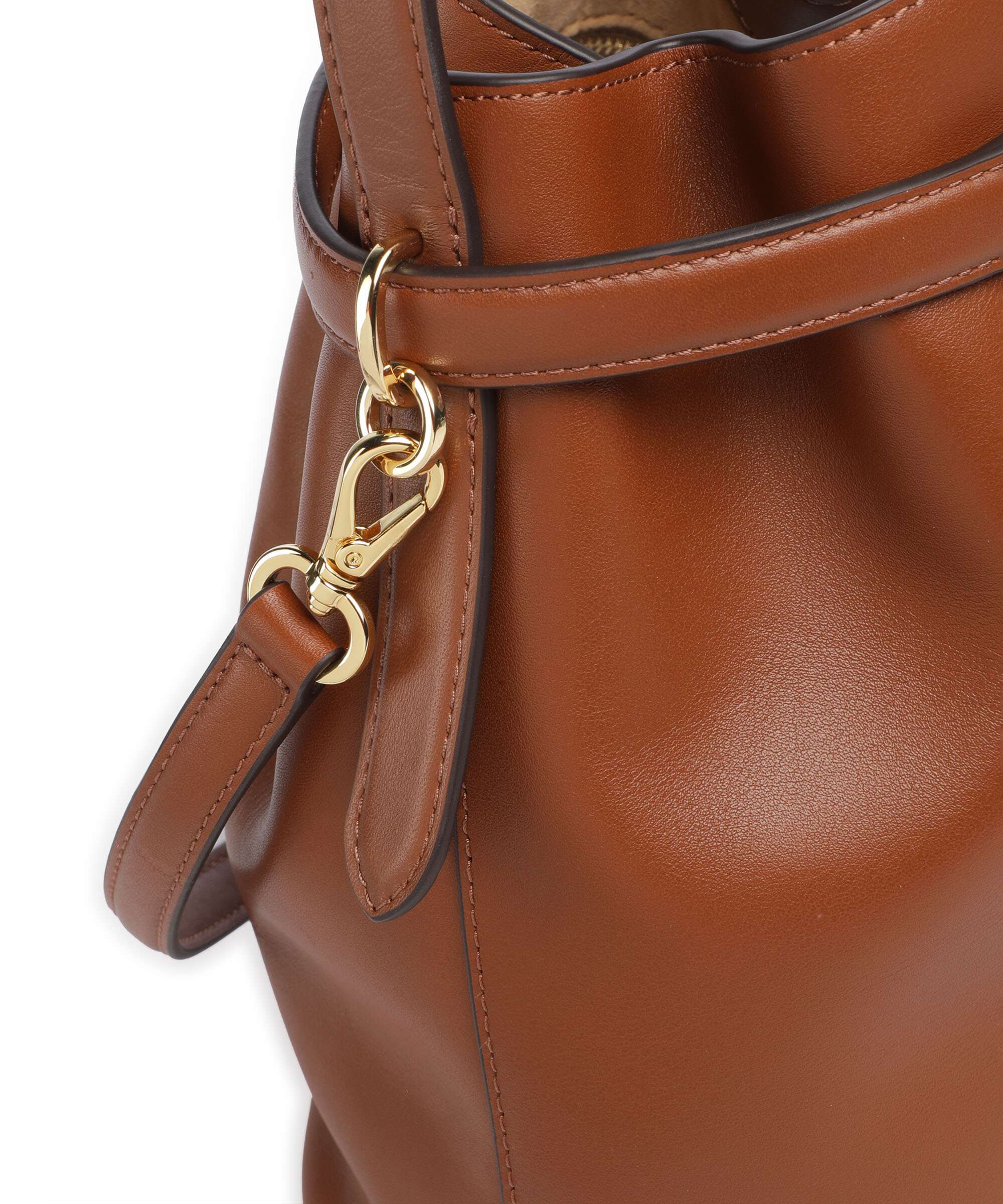 Lauren Ralph Lauren Blaike Medium Torebka worek lauren tan - Image 6