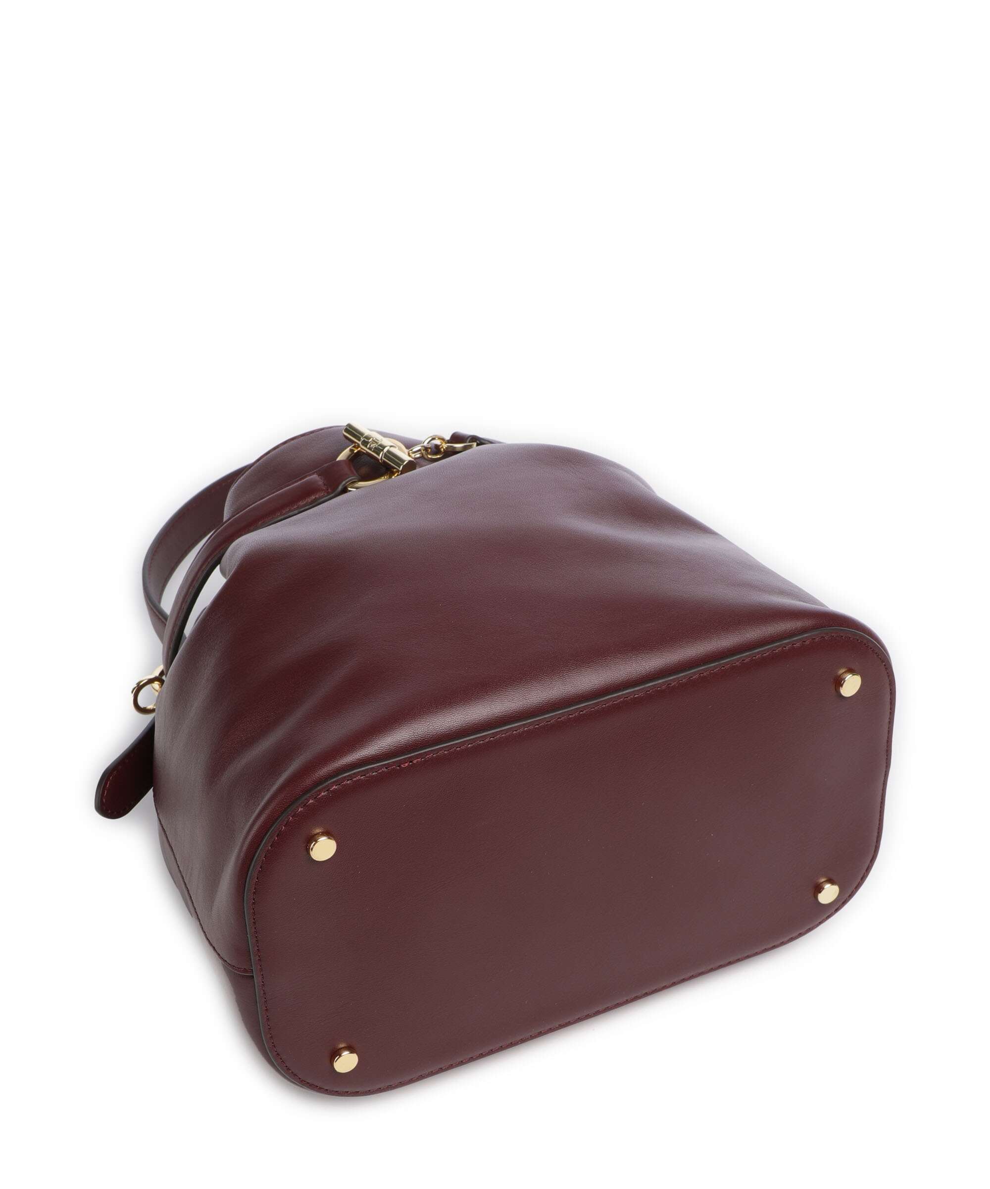 Lauren Ralph Lauren Blaike Medium Torebka worek dark garnet - Image 6