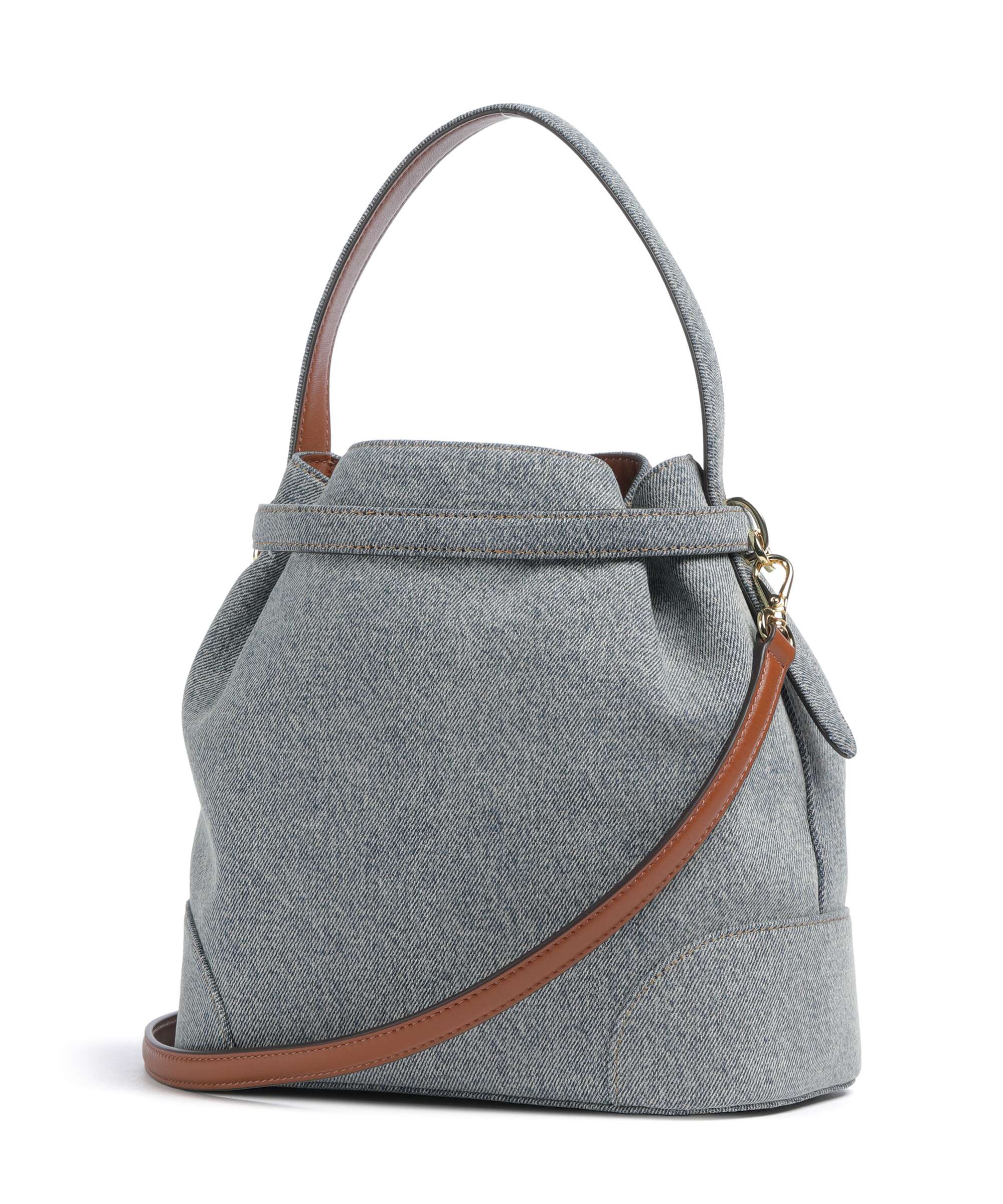 Lauren Ralph Lauren Blaike Medium Torebka worek blue/lauren tan - Image 2