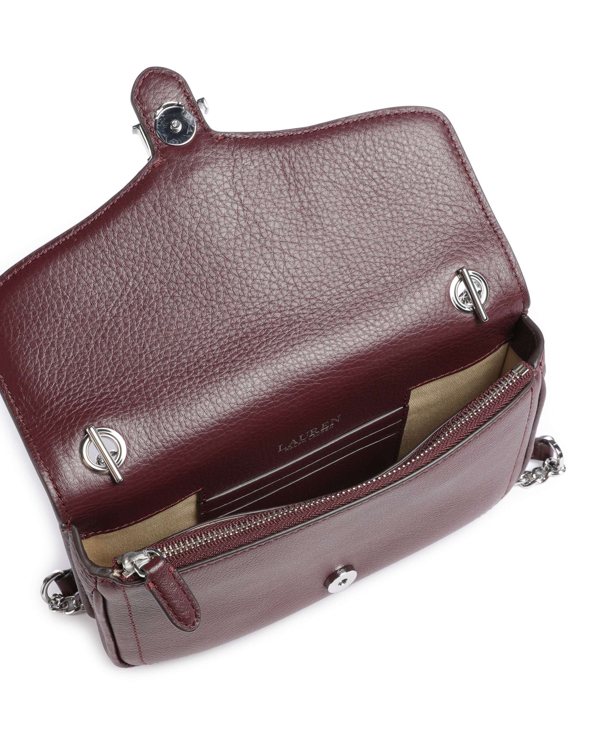 Lauren Ralph Lauren Bradley Large Portfel dark garnet - Image 6