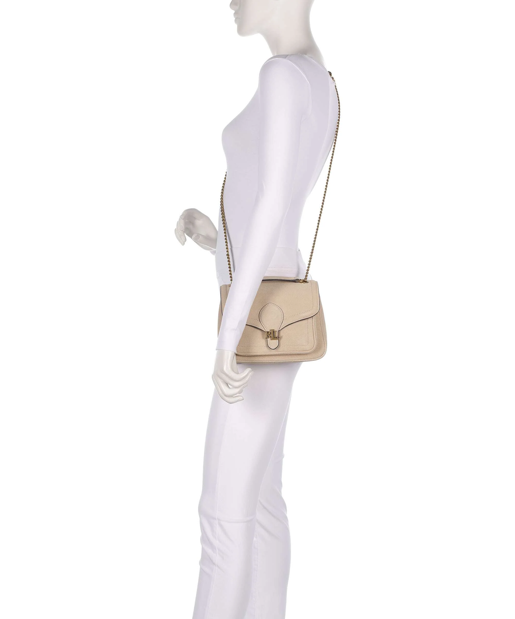 Lauren Ralph Lauren Bradley Small Torba na ramię sand dune - Image 4