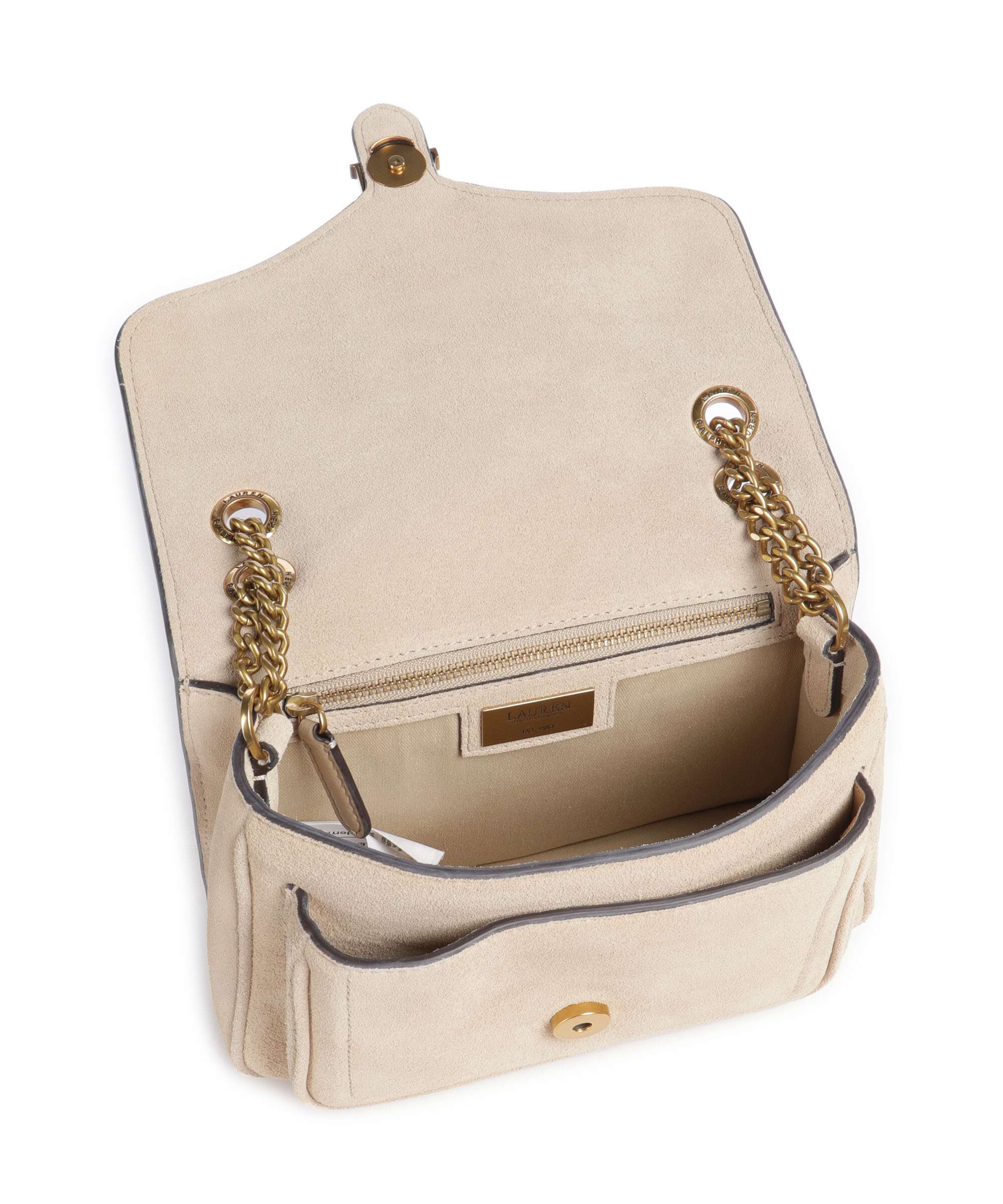 Lauren Ralph Lauren Bradley Small Torba na ramię sand dune - Image 7