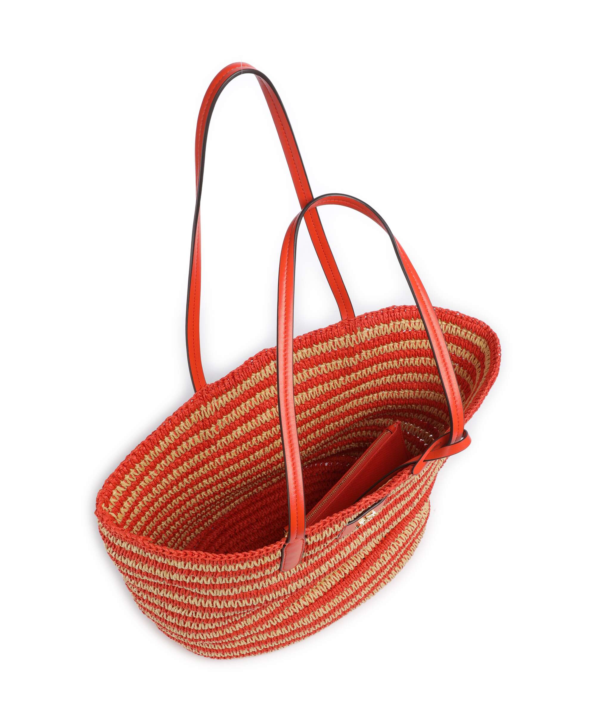 Lauren Ralph Lauren Brie 31 Torba na zakupy natural/orange lily - Image 6