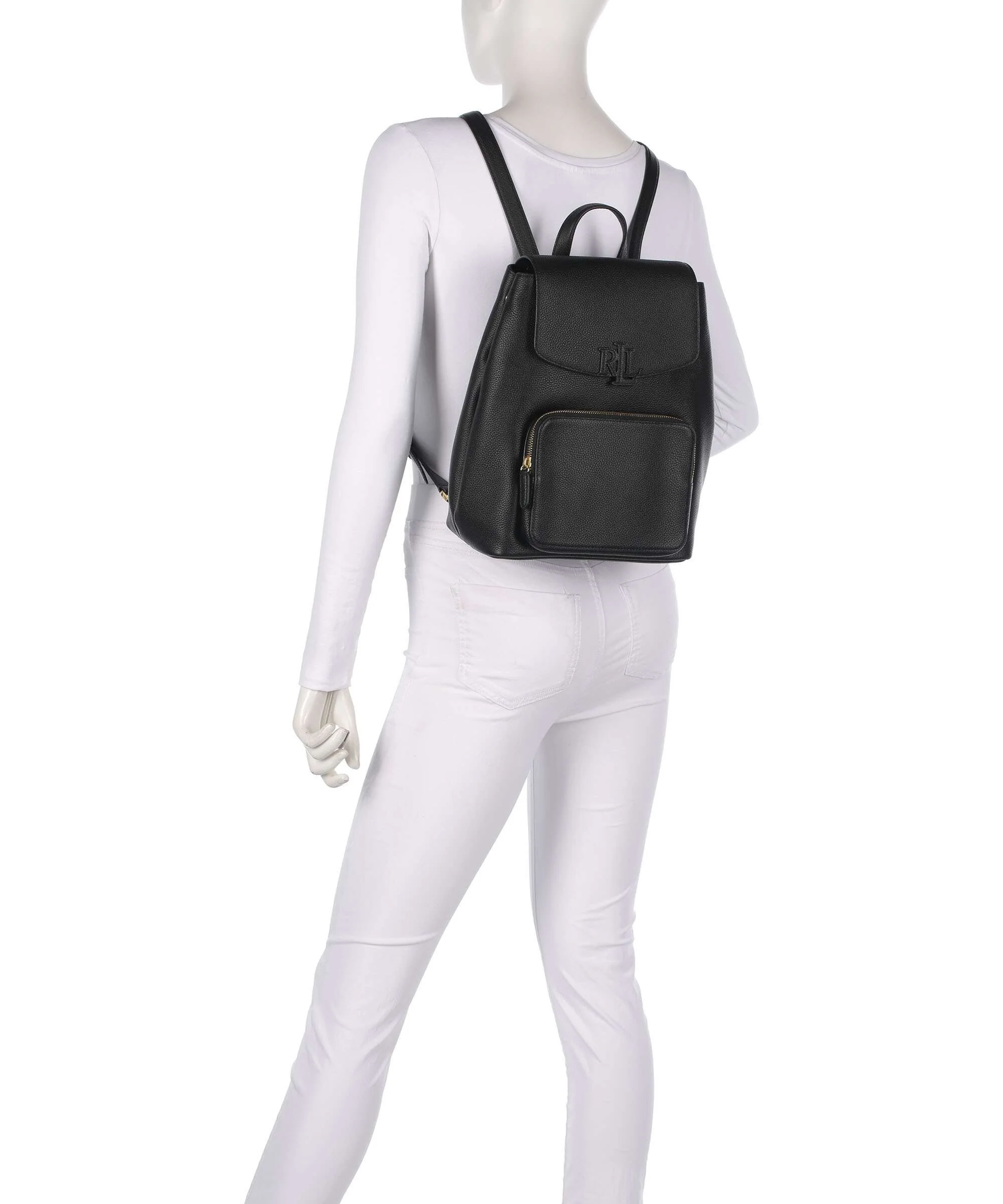 Lauren Ralph Lauren Cameryn Medium Plecak black - Image 3
