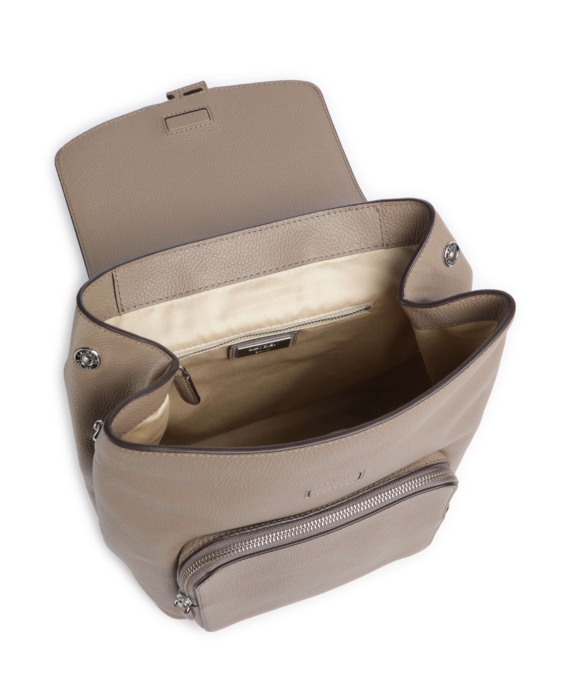 Lauren Ralph Lauren Cameryn Medium Plecak taupe brown - Image 5