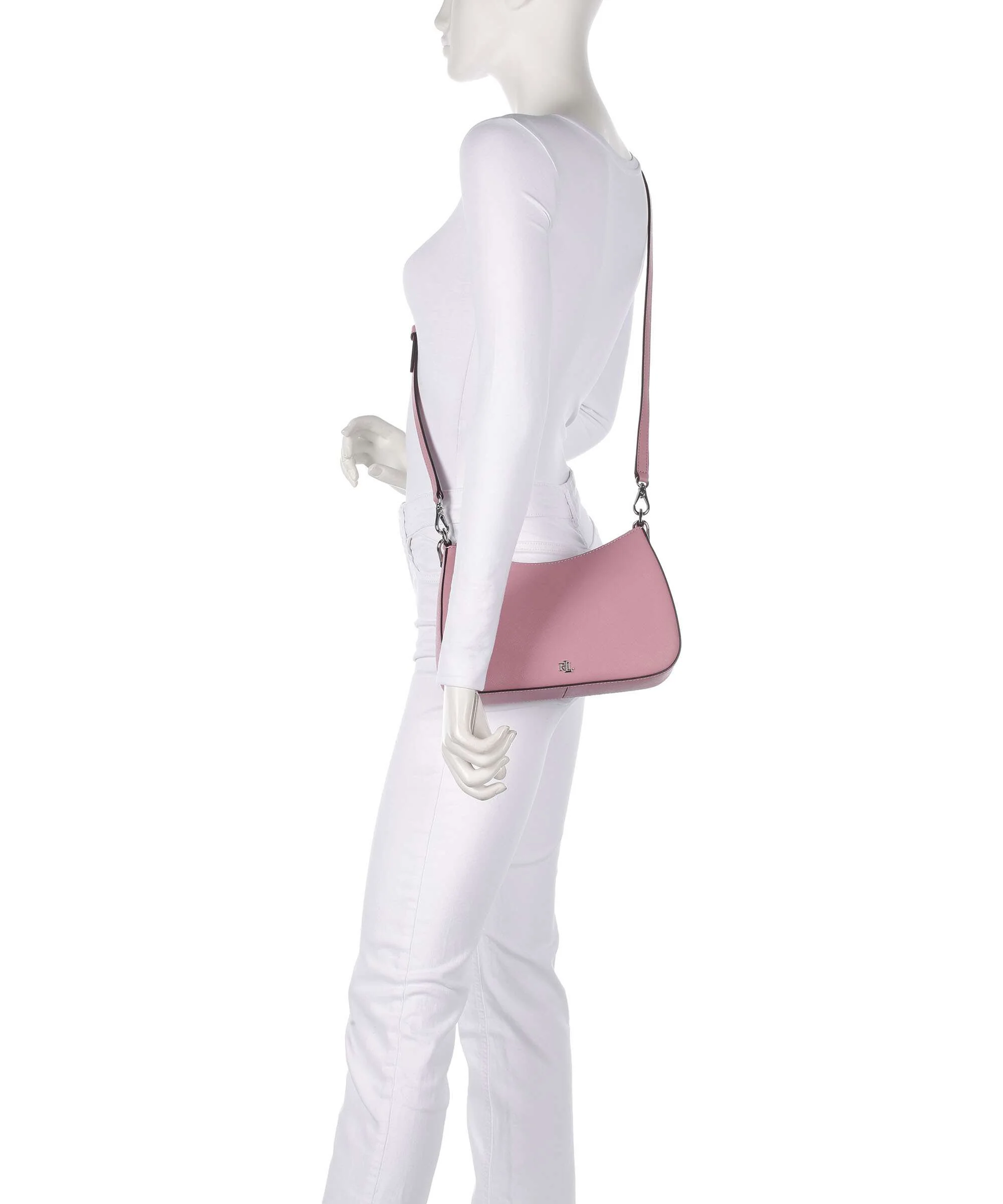 Lauren Ralph Lauren Danni 26 Torba na ramię rose mauve - Image 4