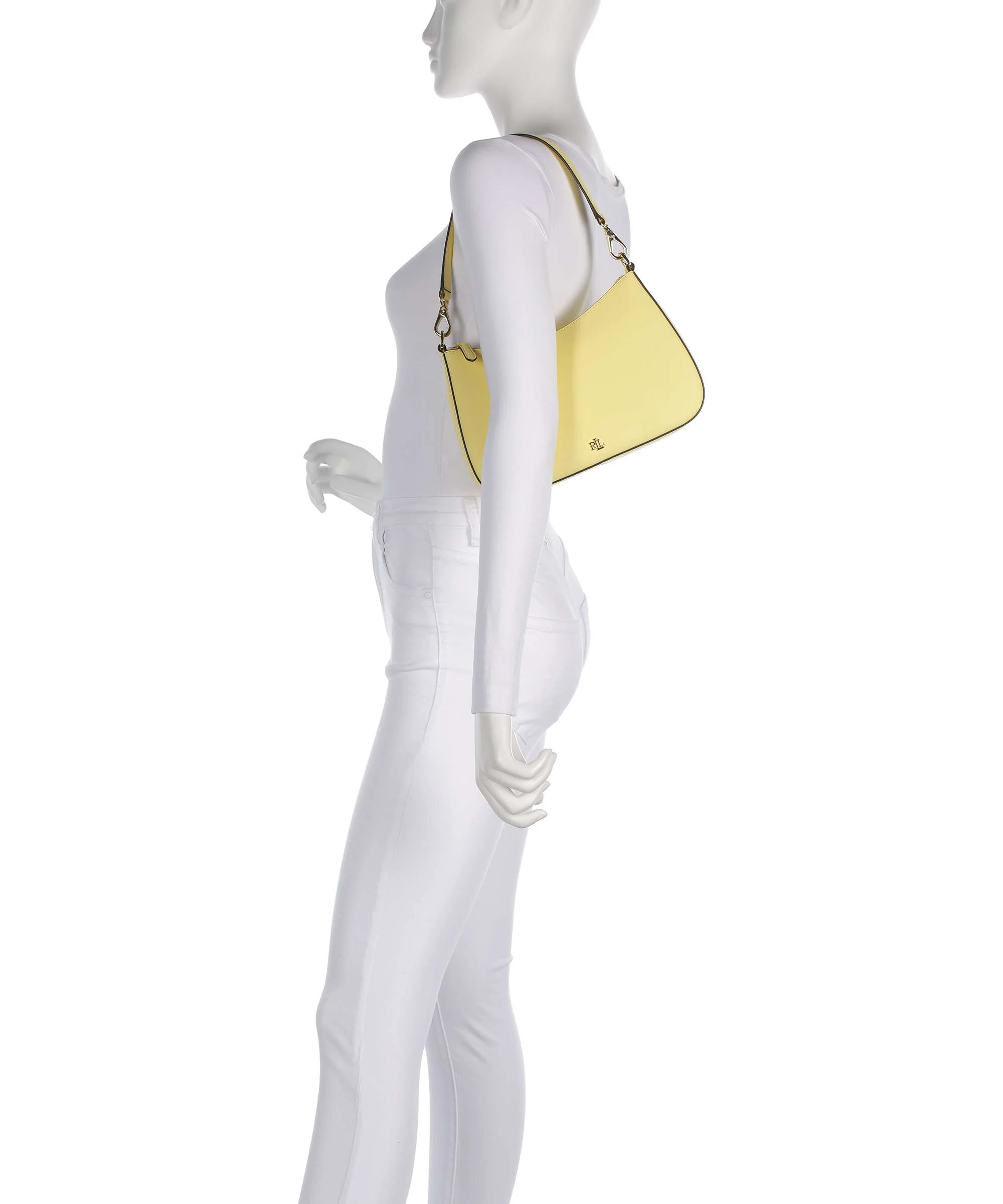 Lauren Ralph Lauren Danni 26 Torba na ramię lemon sorbet - Image 3
