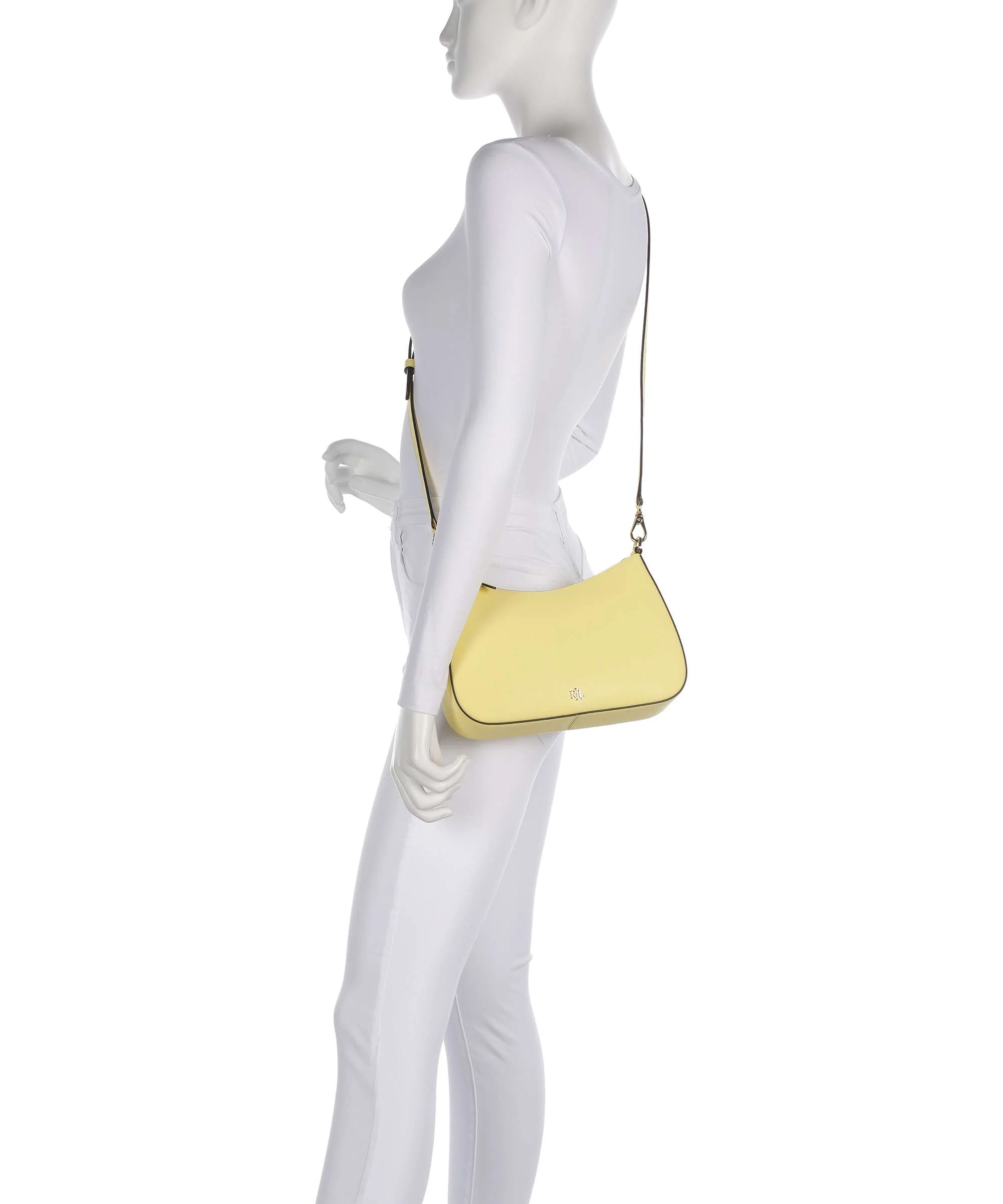 Lauren Ralph Lauren Danni 26 Torba na ramię lemon sorbet - Image 4