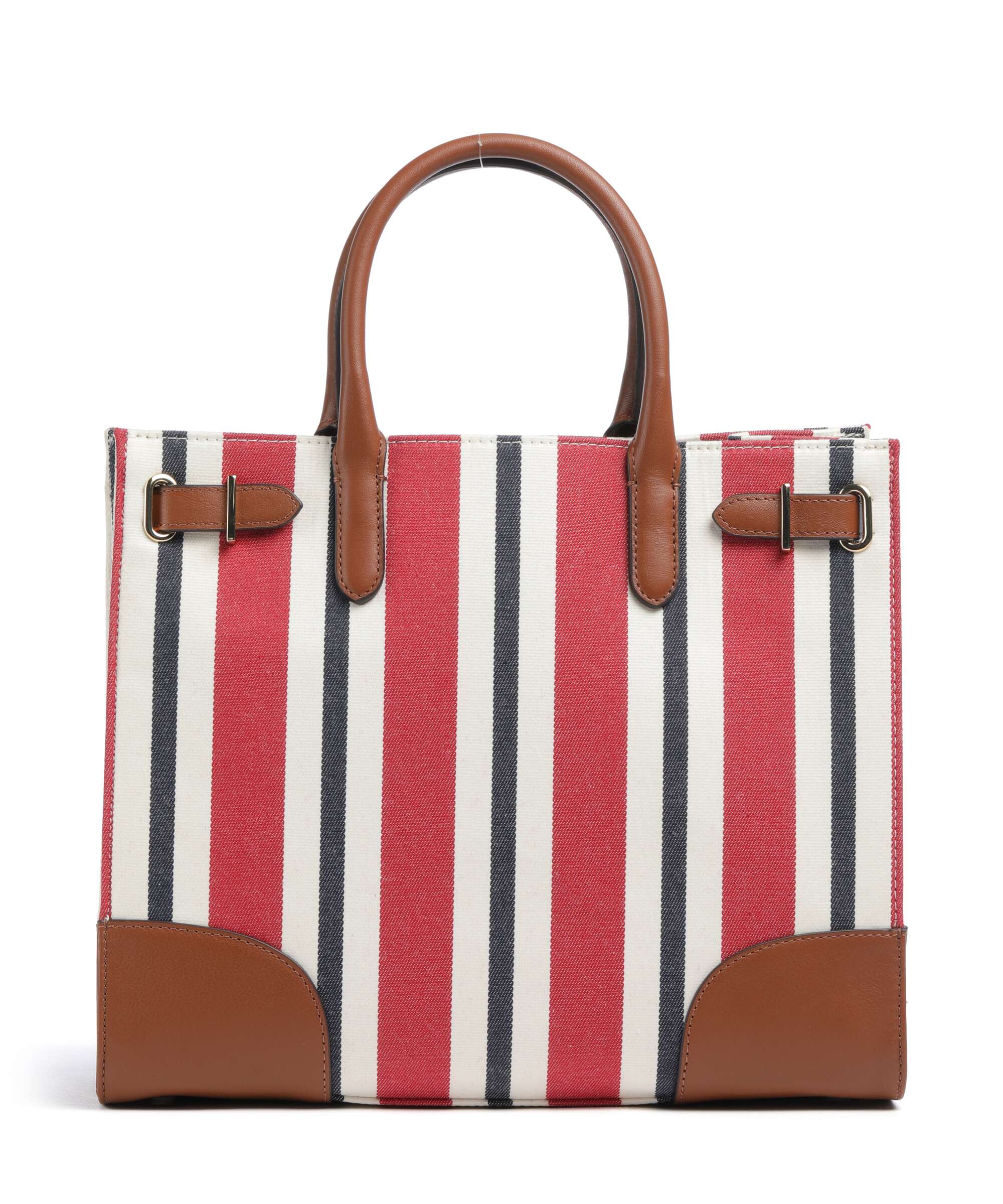 Lauren Ralph Lauren Devyn 42 Torebka festive red strpe/lauren tan