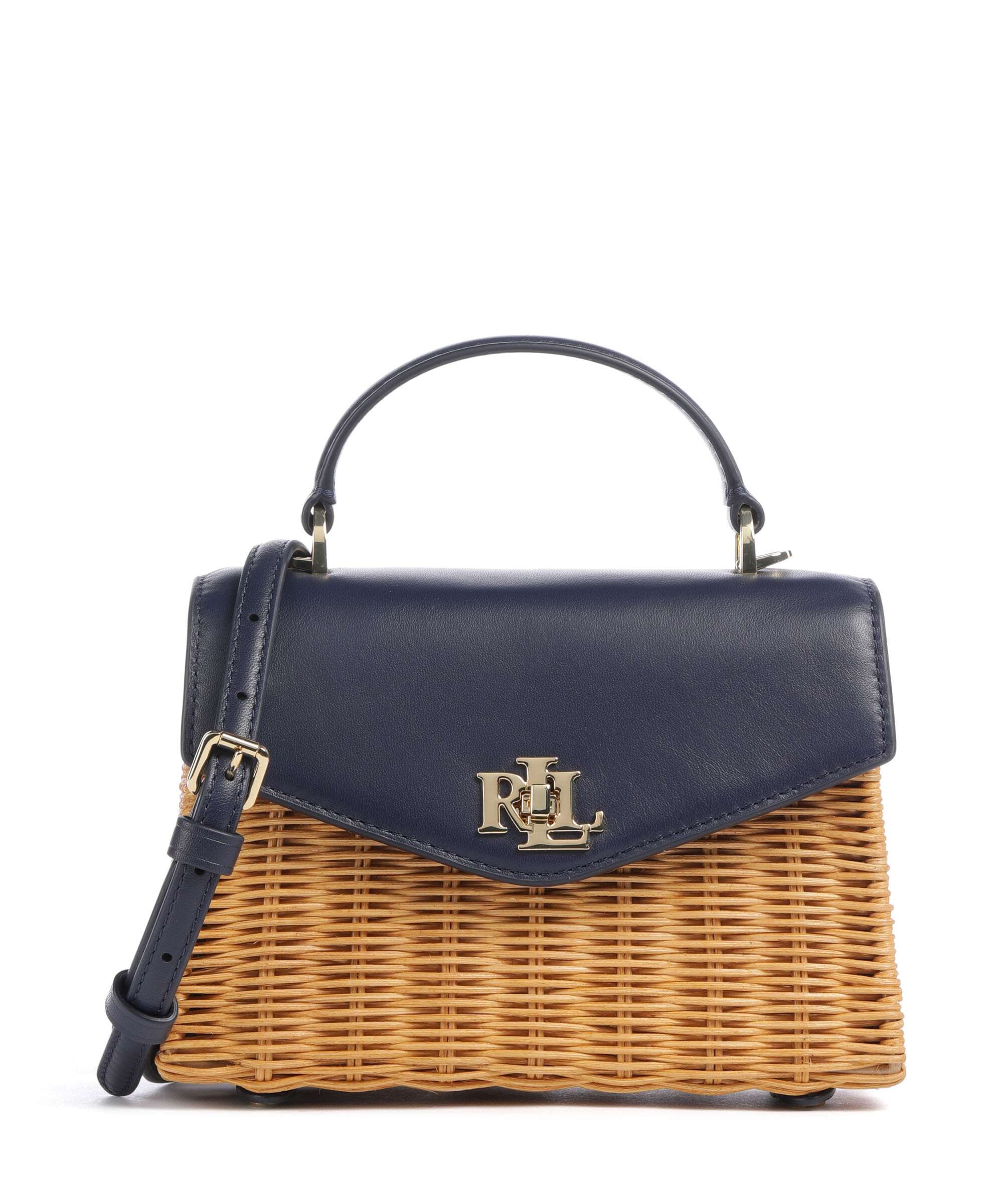 Lauren Ralph Lauren Farrah Small Torebka light walnut/refined navy