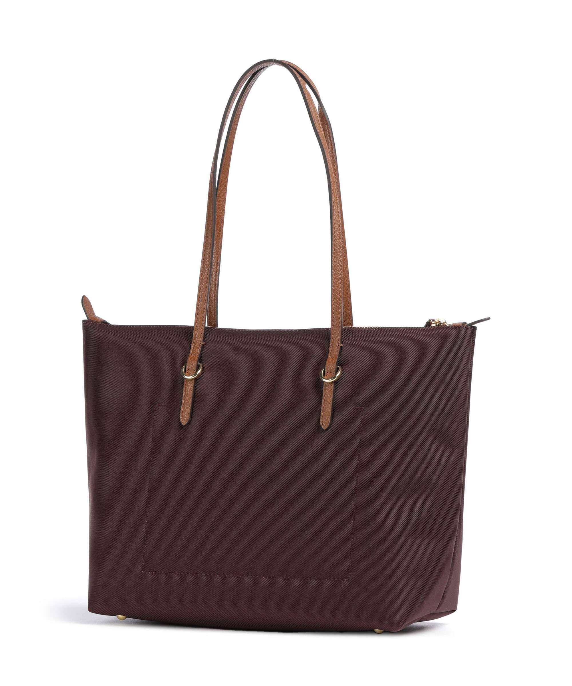 Lauren Ralph Lauren Keaton 26 Torba na zakupy dark garnet/lauren tan - Image 2