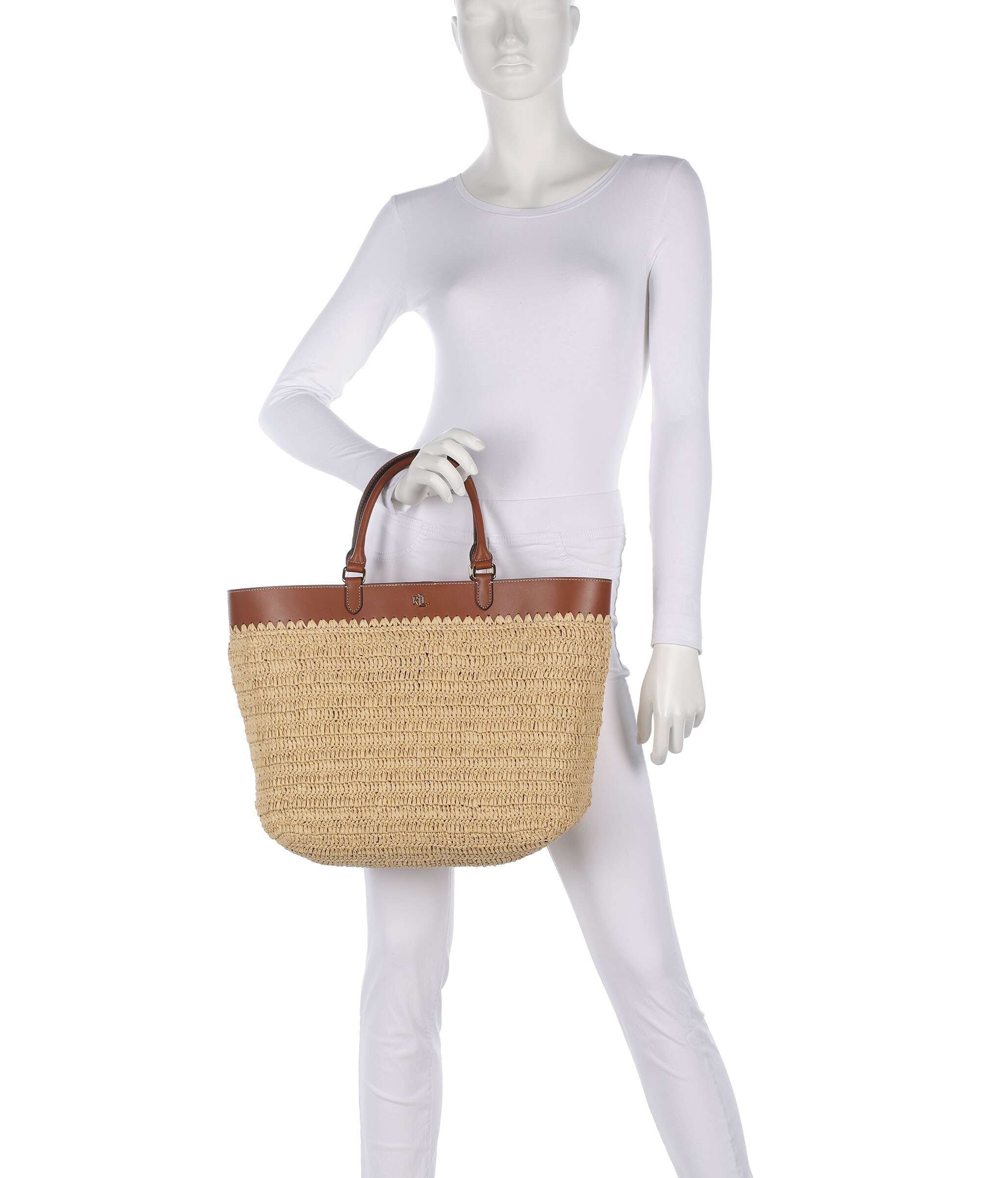 Lauren Ralph Lauren Kyla Large Torebka natural/lauren tan - Image 3