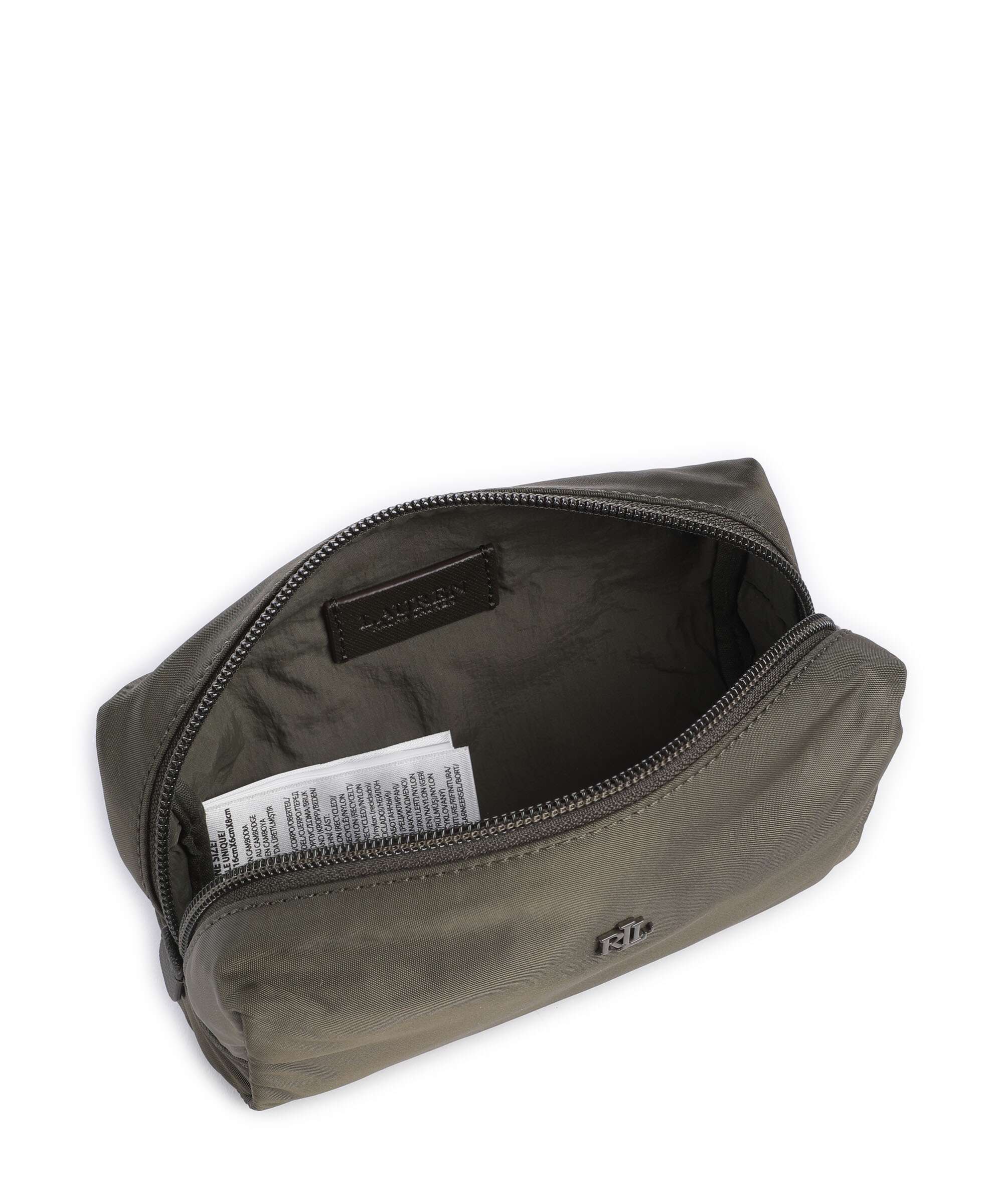 Lauren Ralph Lauren Large Torby na kosmetyki dark olive - Image 4