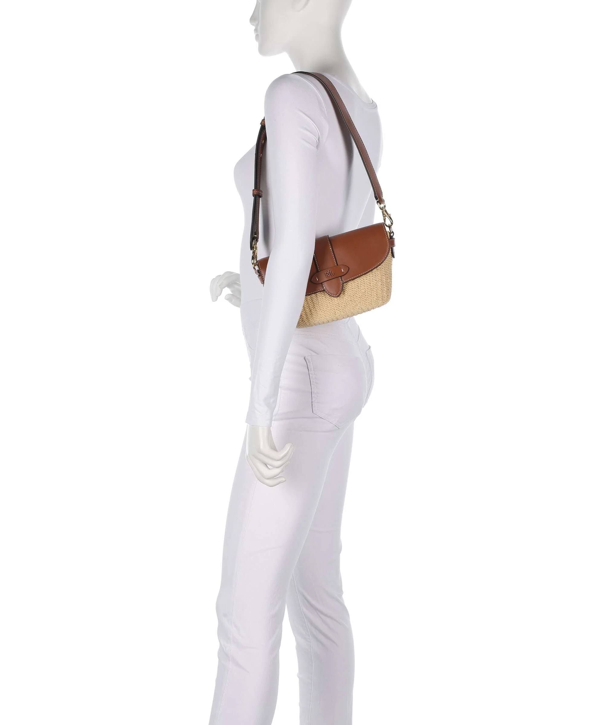 Lauren Ralph Lauren Lynden Small Torba na ramię natural/lauren tan - Image 3