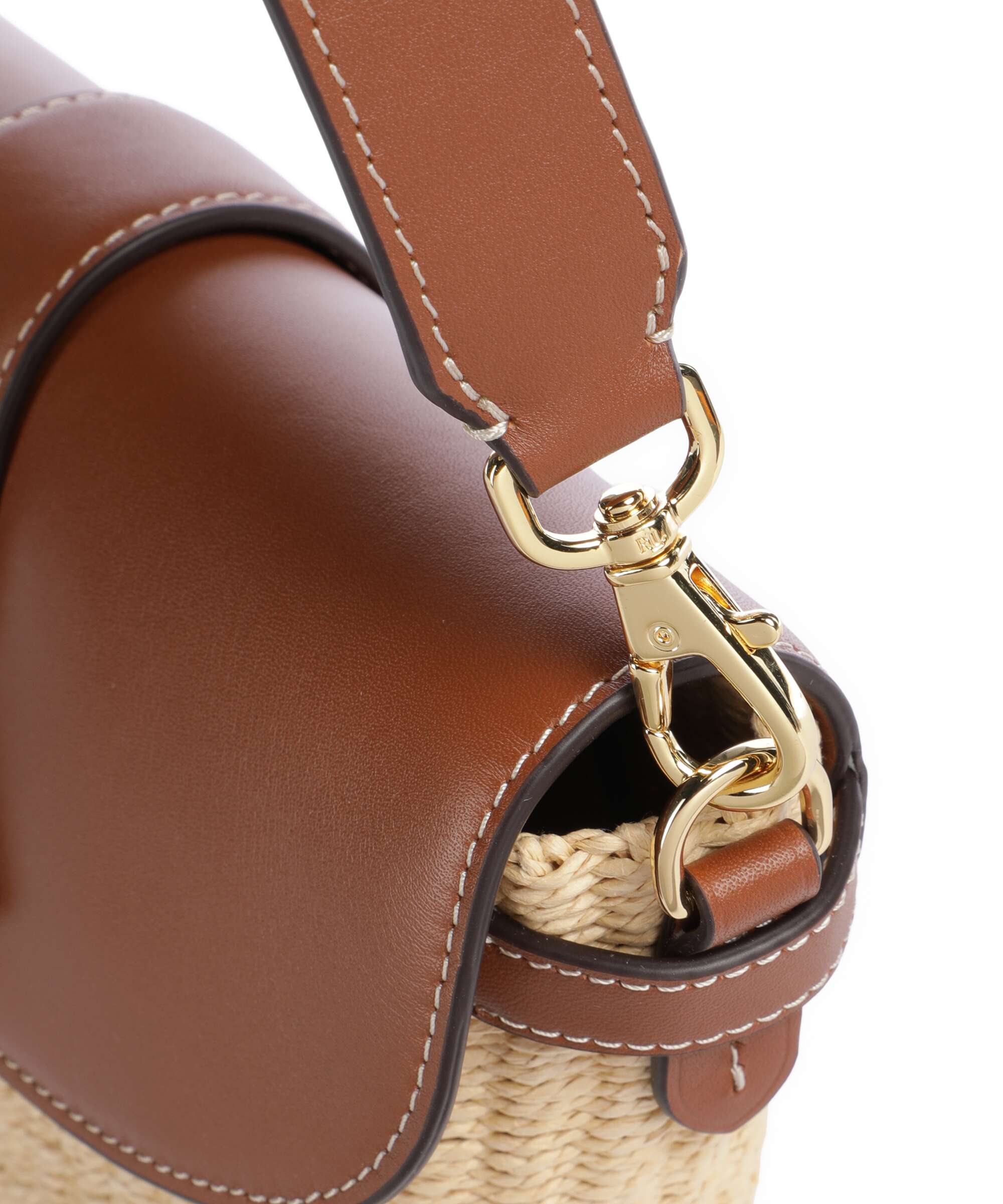 Lauren Ralph Lauren Lynden Small Torba na ramię natural/lauren tan - Image 4