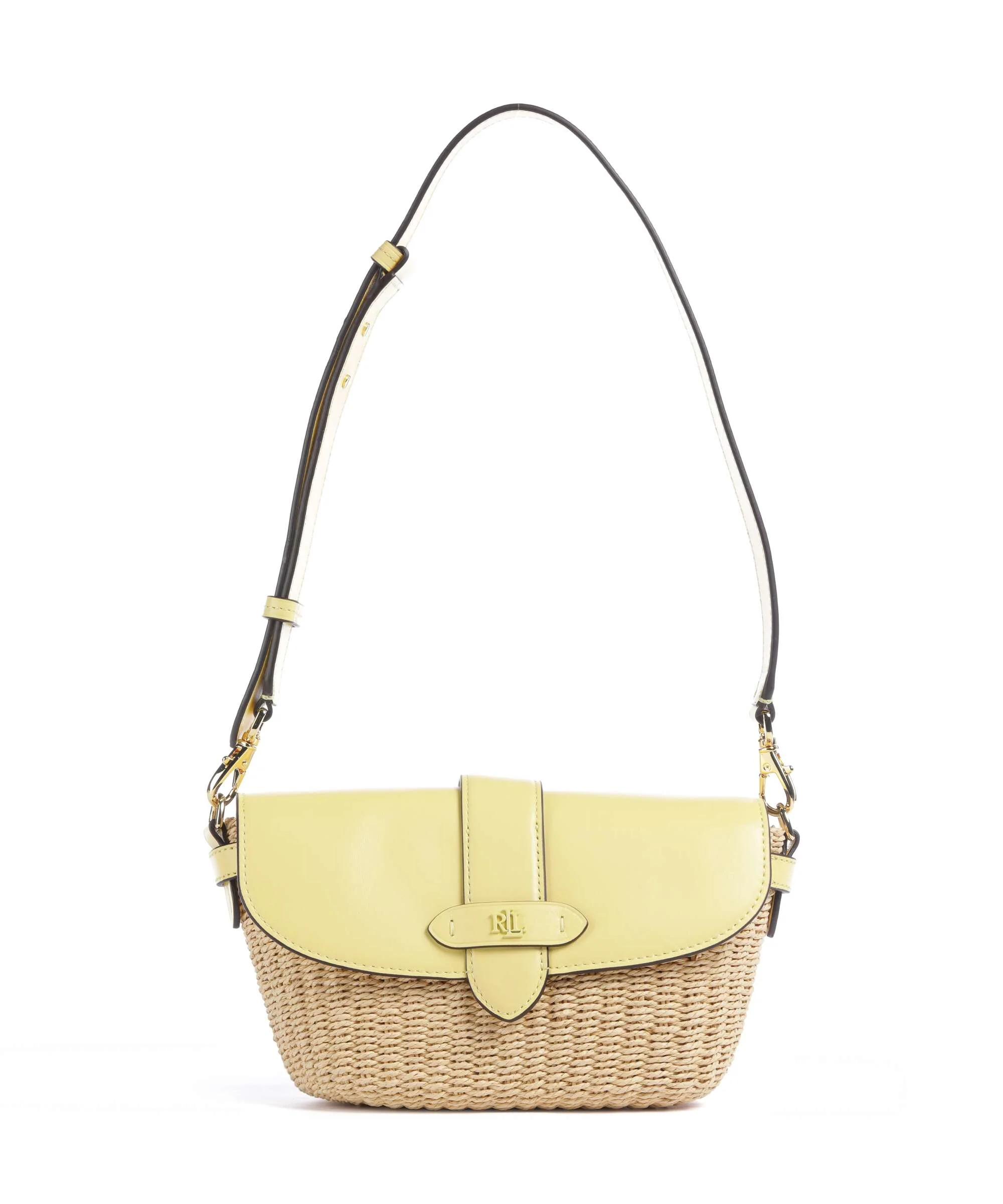 Lauren Ralph Lauren Lynden Small Torba na ramię natural/lemon sorbet