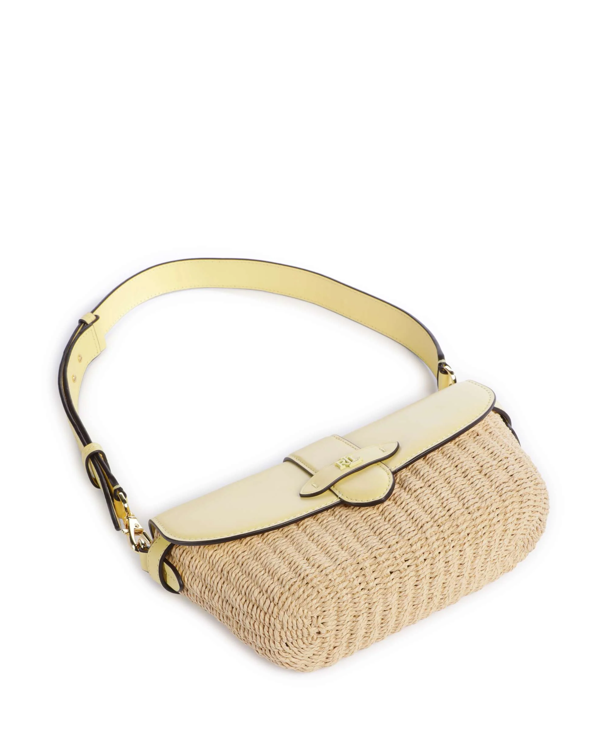 Lauren Ralph Lauren Lynden Small Torba na ramię natural/lemon sorbet - Image 5