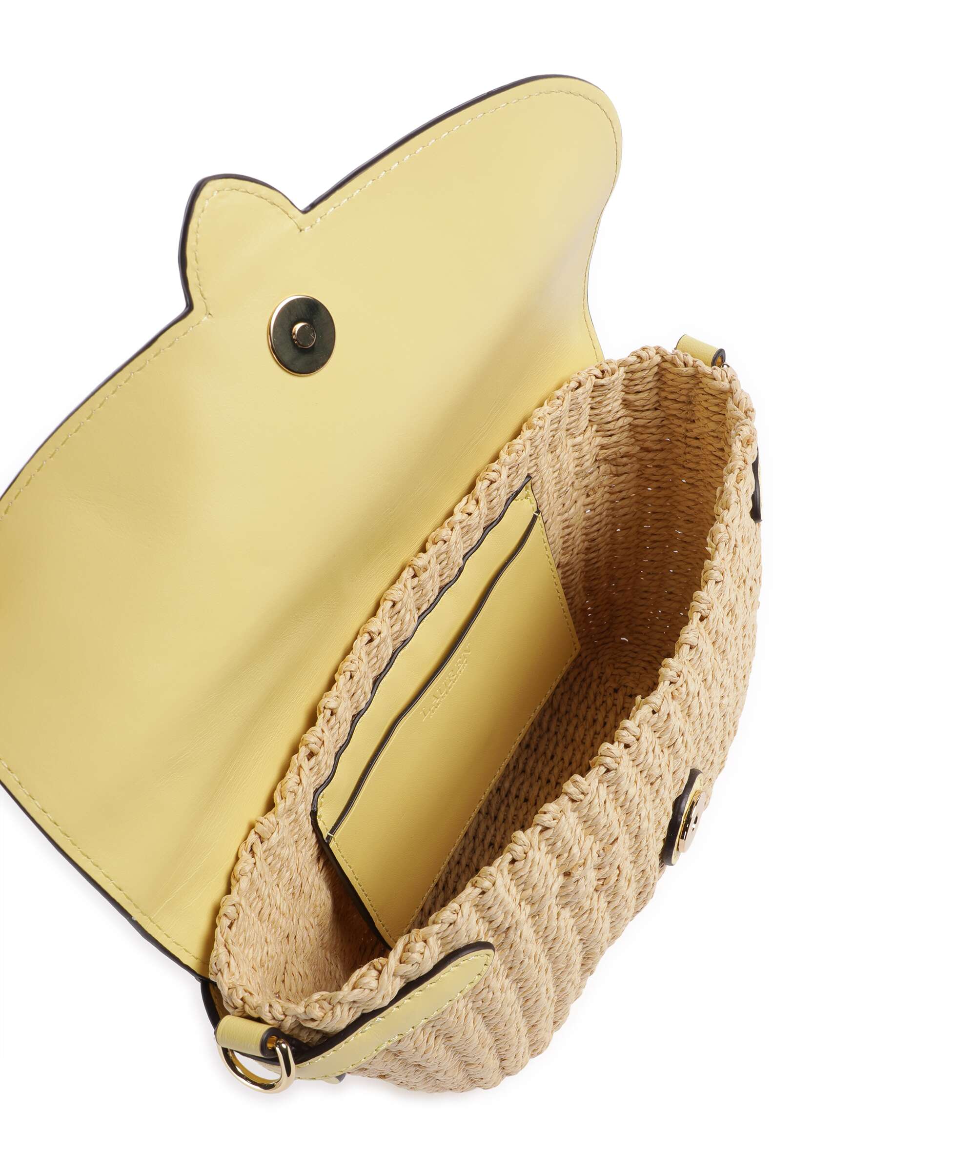 Lauren Ralph Lauren Lynden Small Torba na ramię natural/lemon sorbet - Image 6