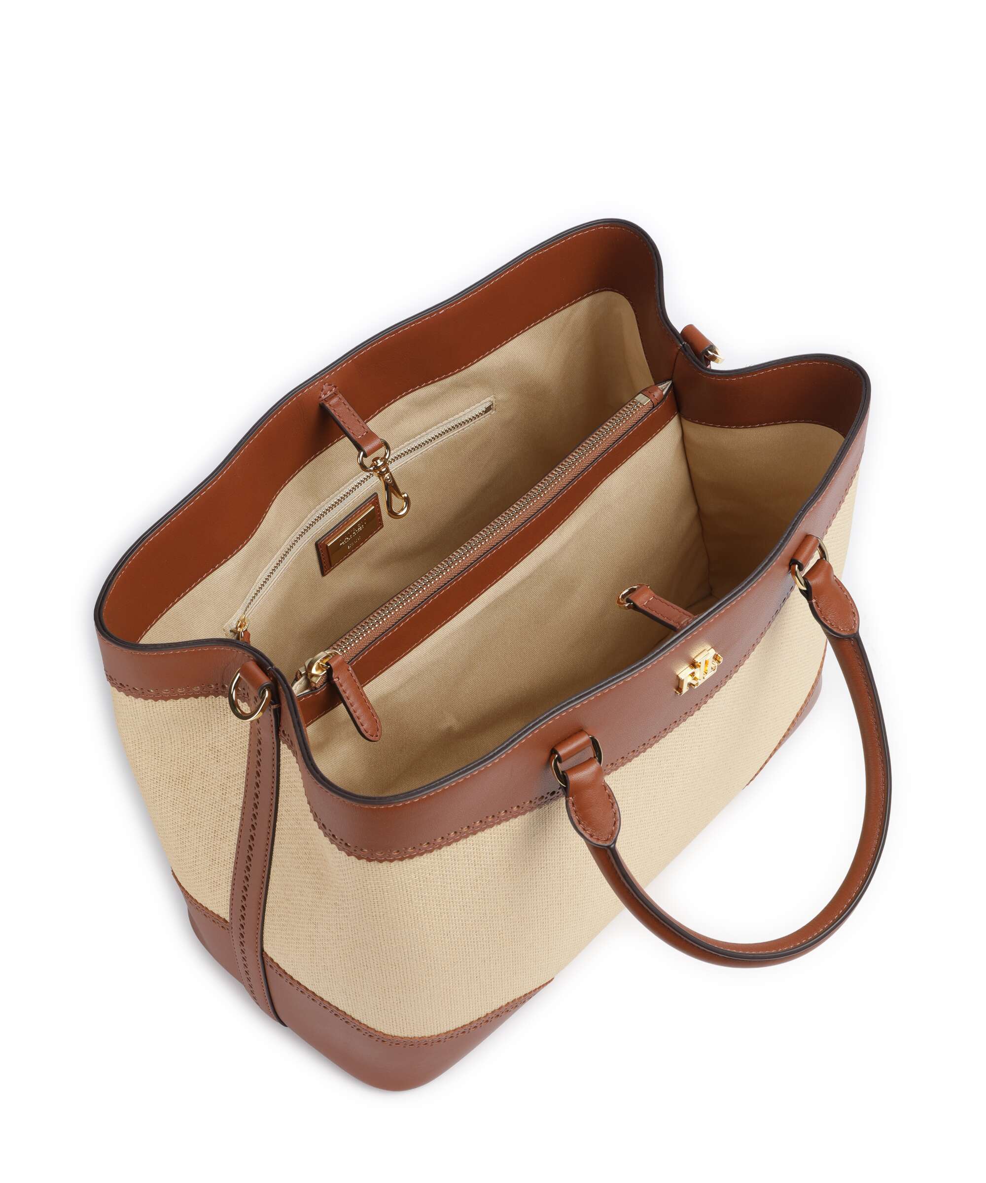 Lauren Ralph Lauren Marcy 36 Torebka dark natural/lauren tan - Image 5