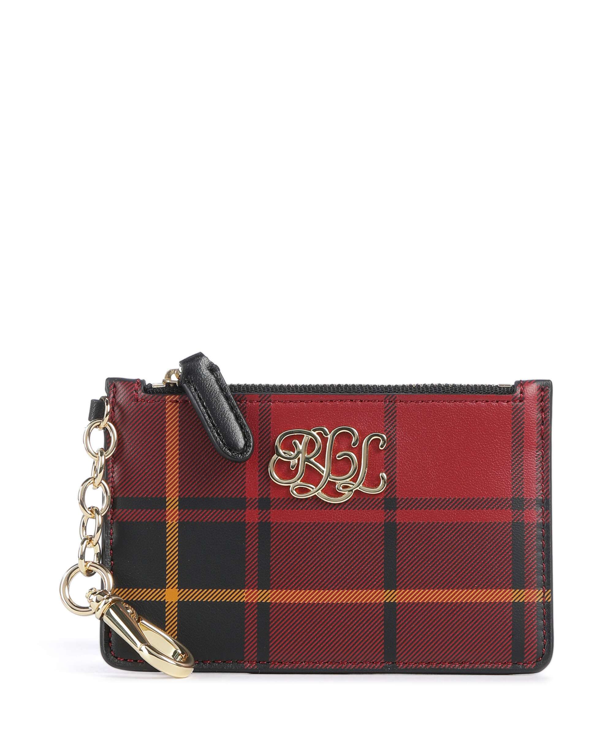 Lauren Ralph Lauren Small Etui na karty kredytowe holiday tartan/black