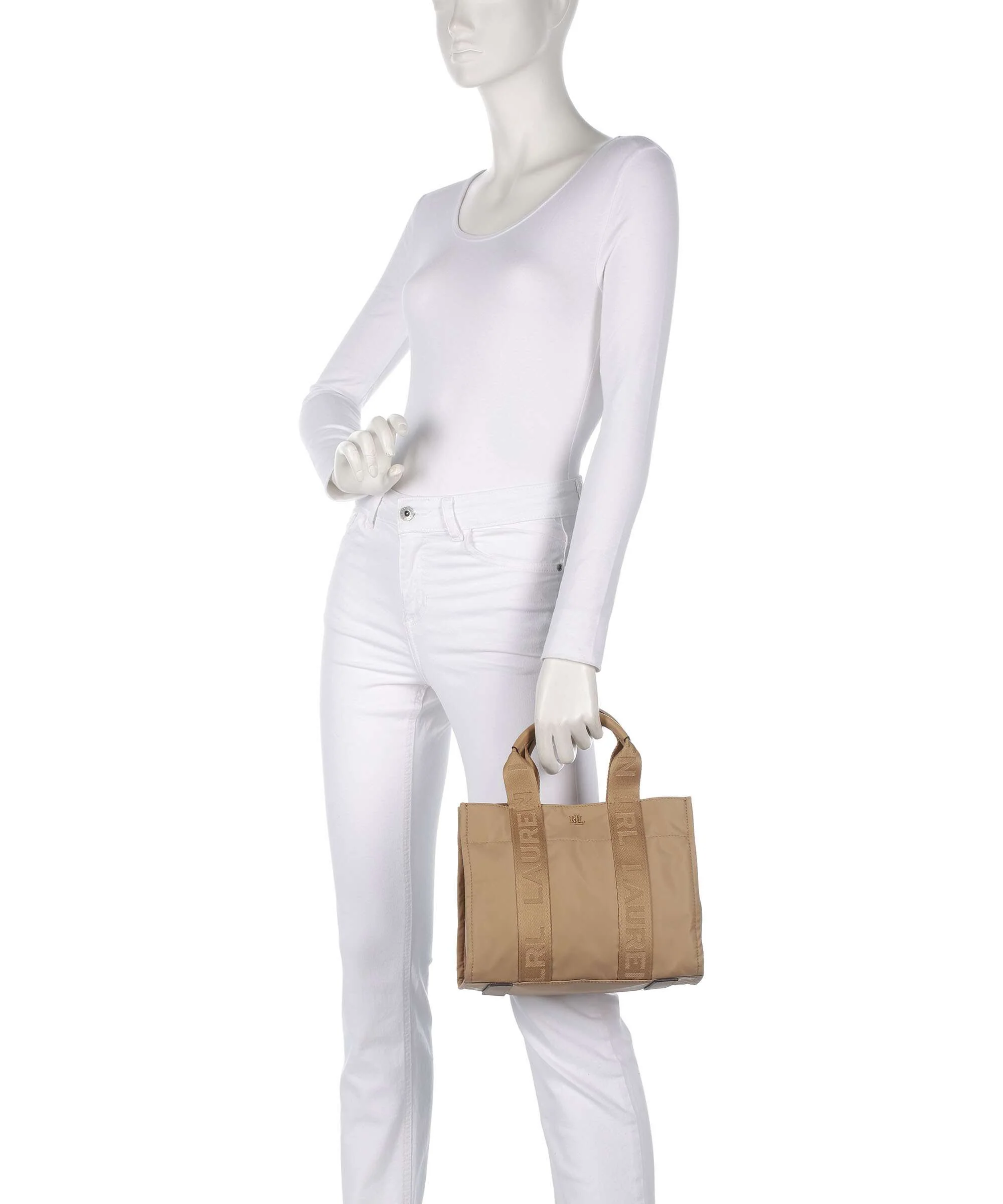 Lauren Ralph Lauren Stevie Small Torebka khaki - Image 3