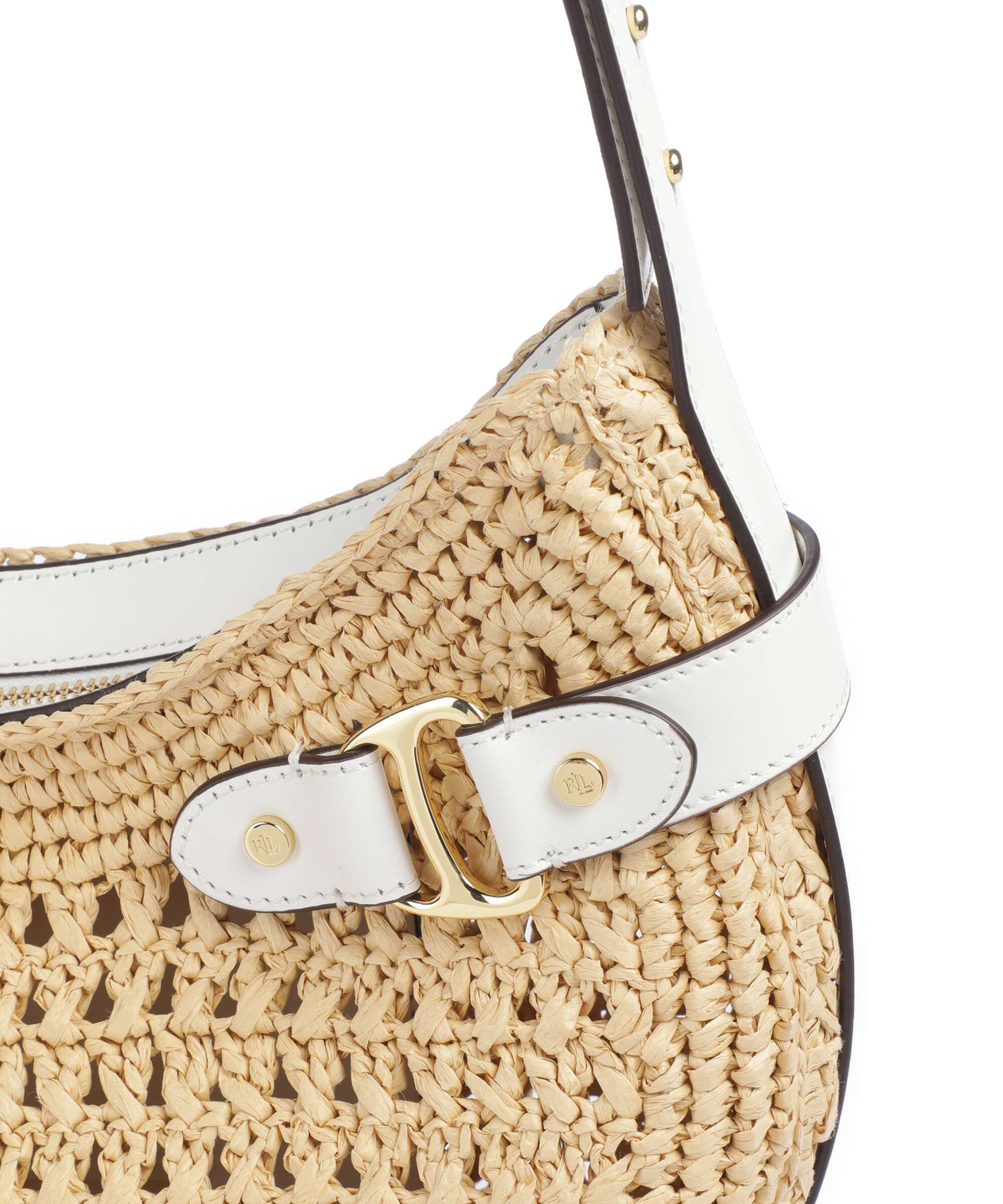 Lauren Ralph Lauren Tasha Large Torba na ramię natural/white - Image 4