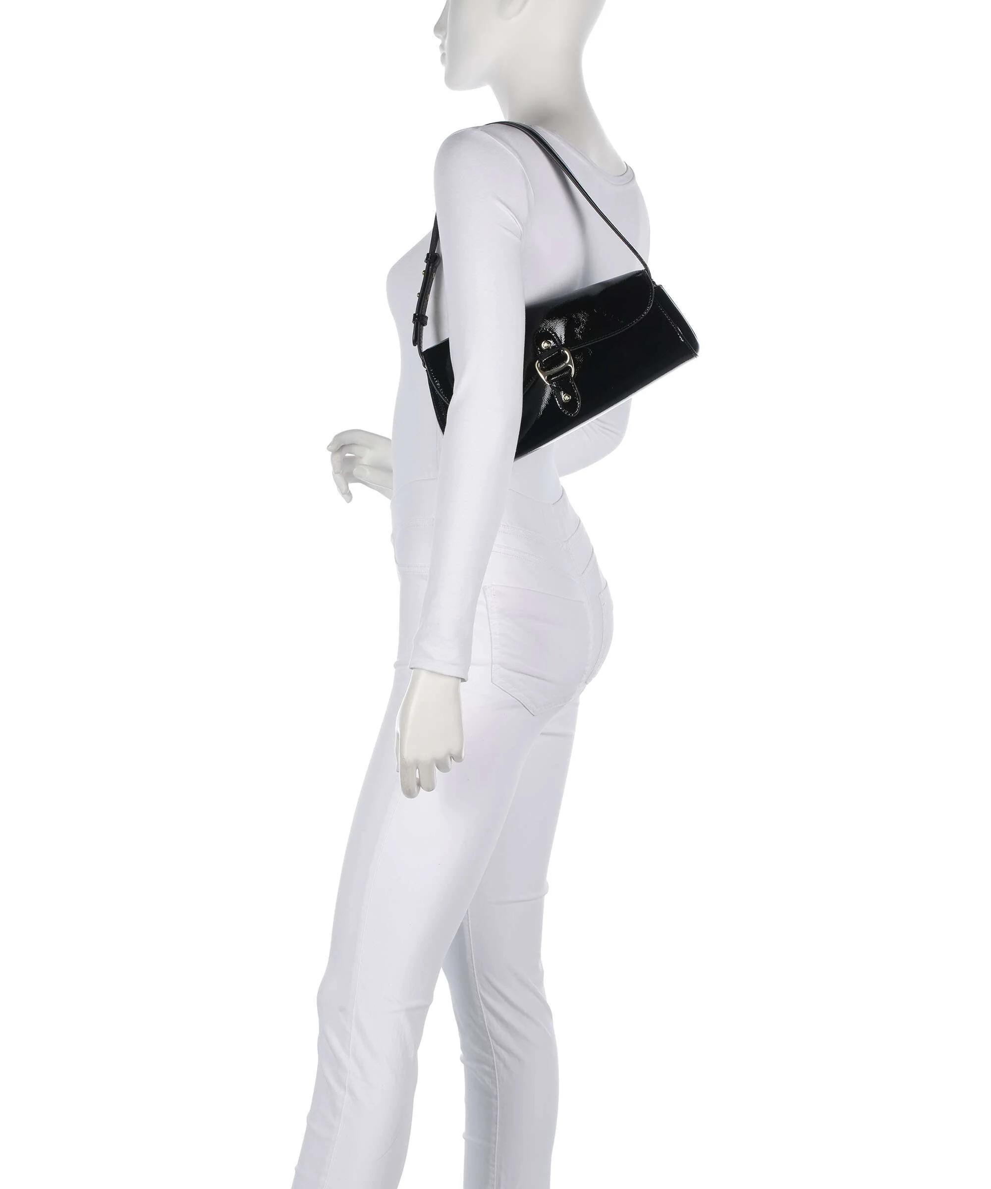 Lauren Ralph Lauren Tasha Medium Torba na ramię black - Image 3