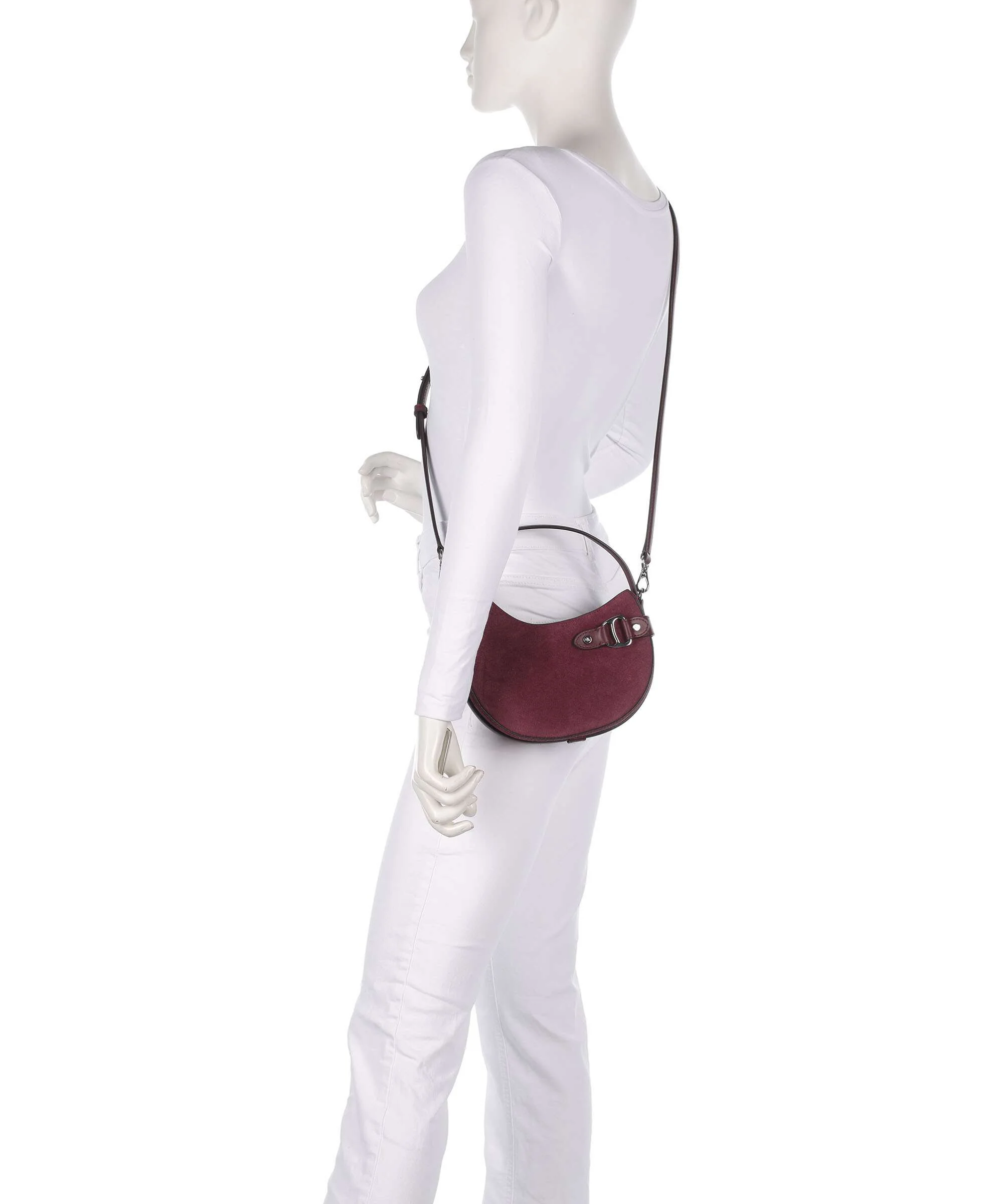 Lauren Ralph Lauren Tasha Small Torebka dark garnet - Image 3