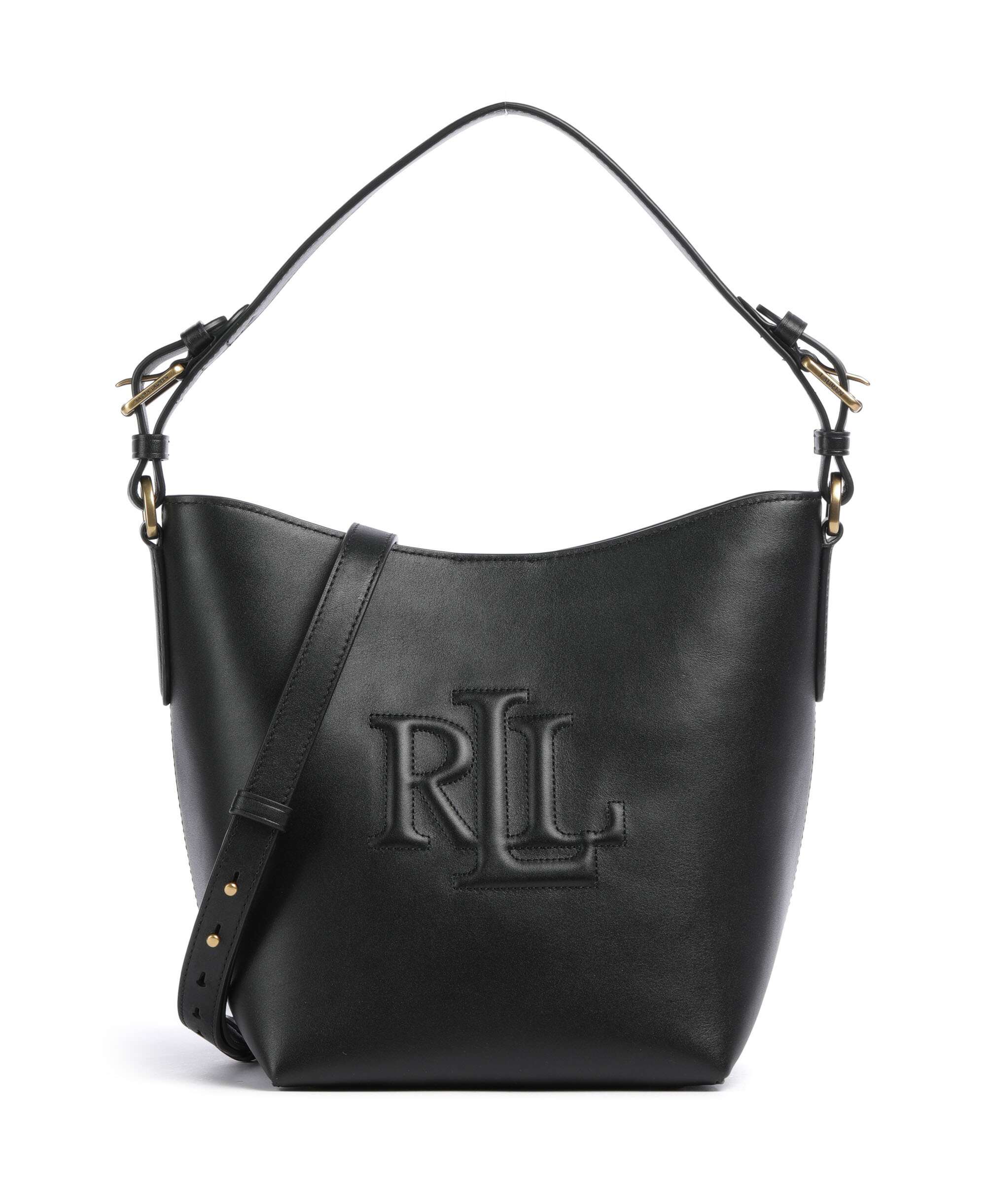 Lauren Ralph Lauren Witley Medium Torebka worek black