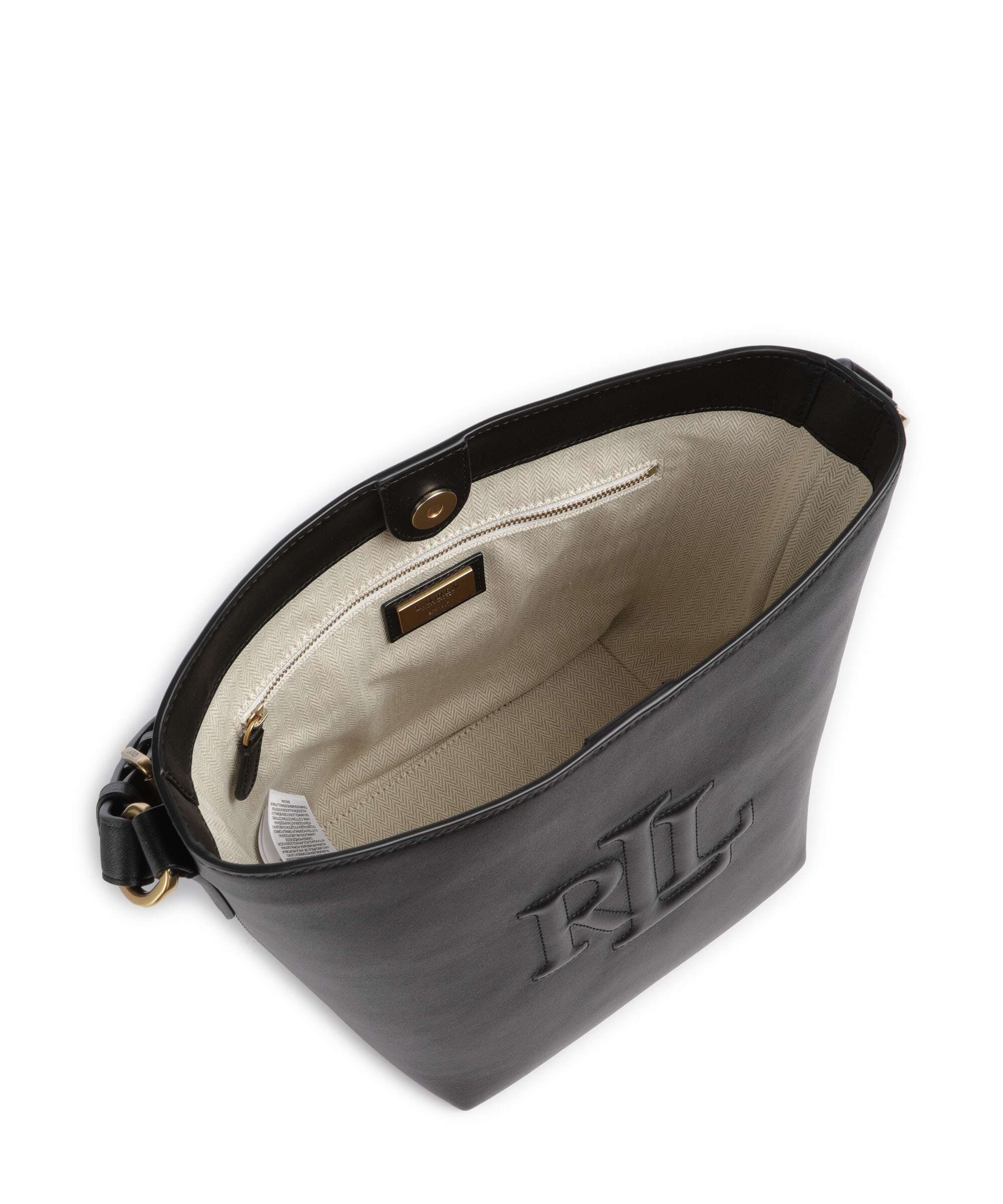 Lauren Ralph Lauren Witley Medium Torebka worek black - Image 7