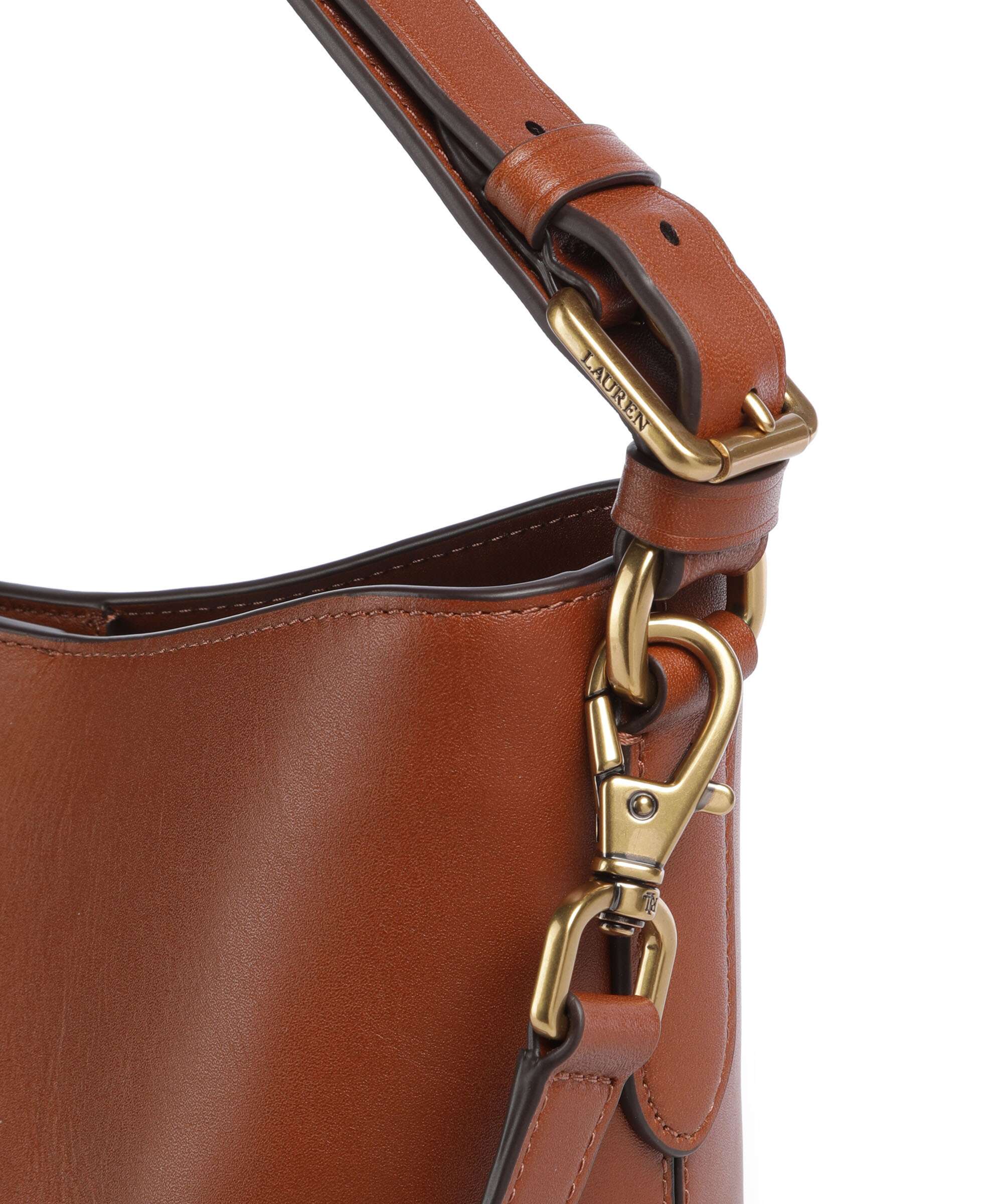 Lauren Ralph Lauren Witley Medium Torebka worek lauren tan - Image 4