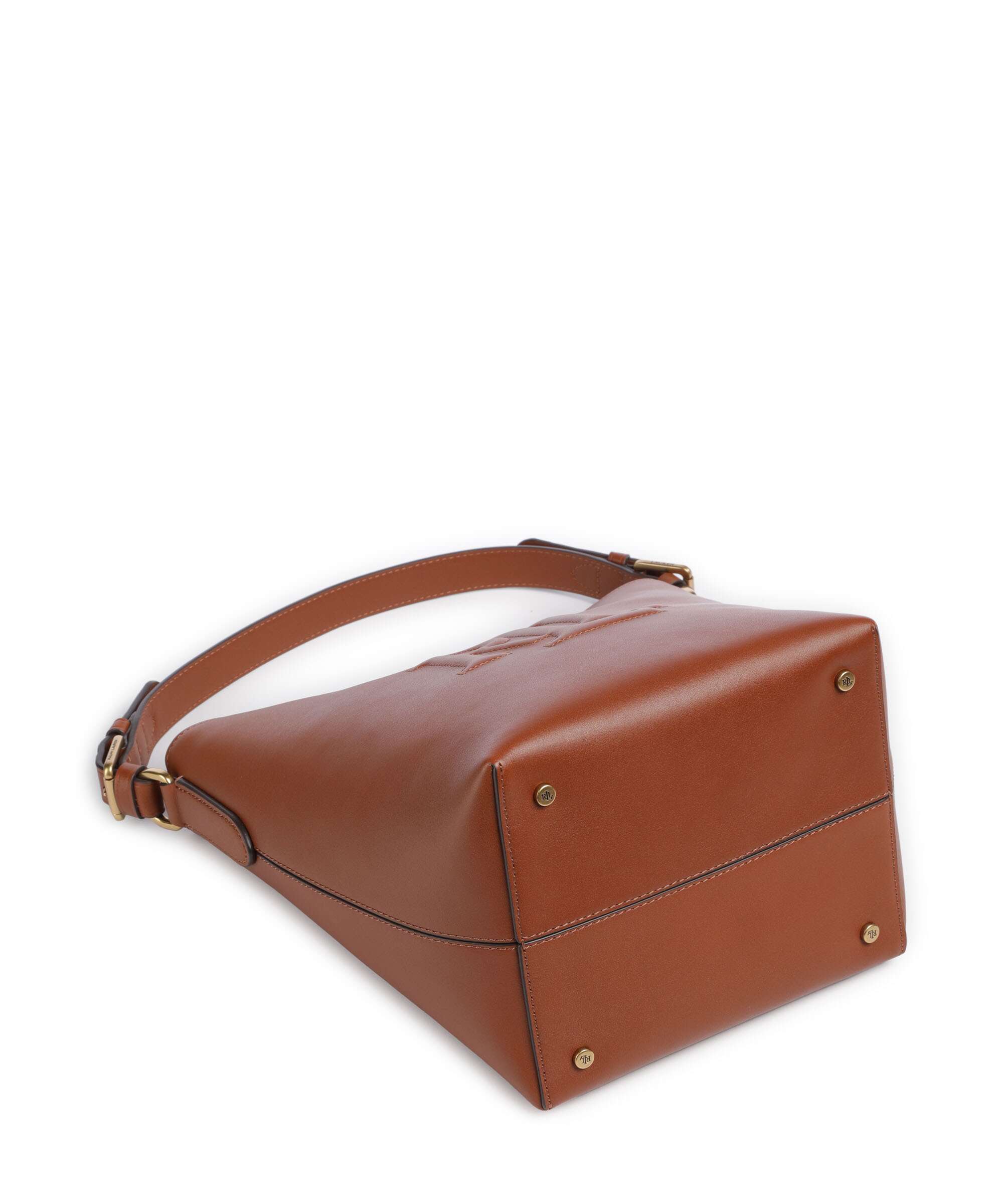Lauren Ralph Lauren Witley Medium Torebka worek lauren tan - Image 5