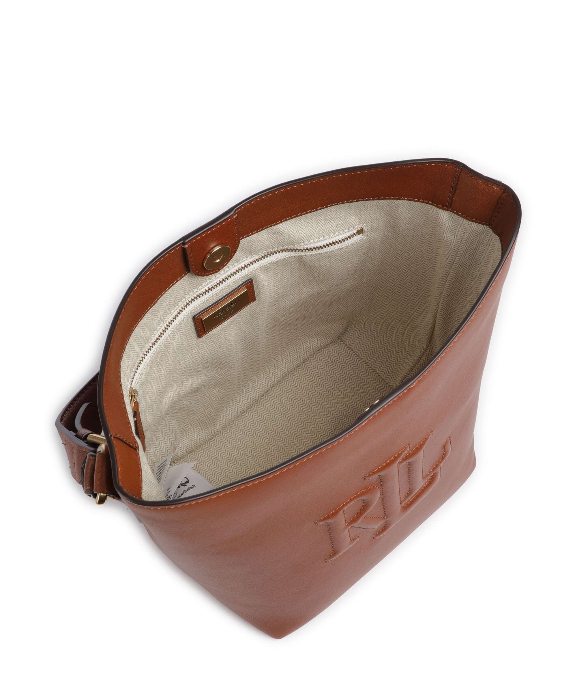 Lauren Ralph Lauren Witley Medium Torebka worek lauren tan - Image 6