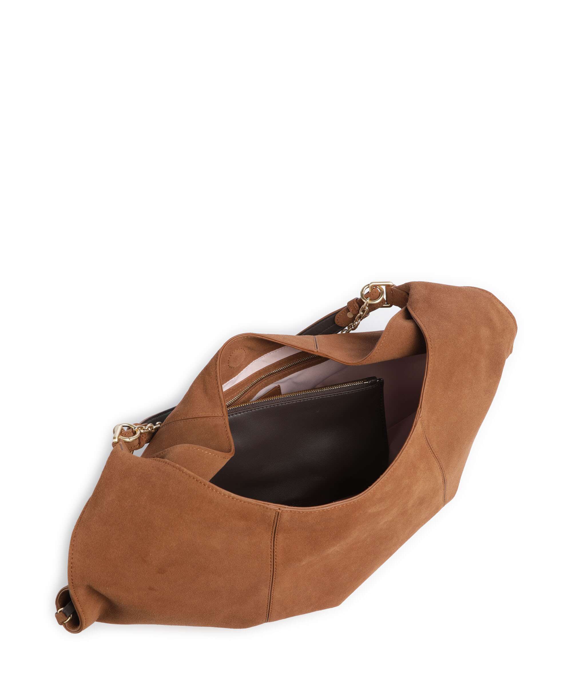Les Visionnaires Amelie Cozy Chain Torebka worek cognac - Image 6