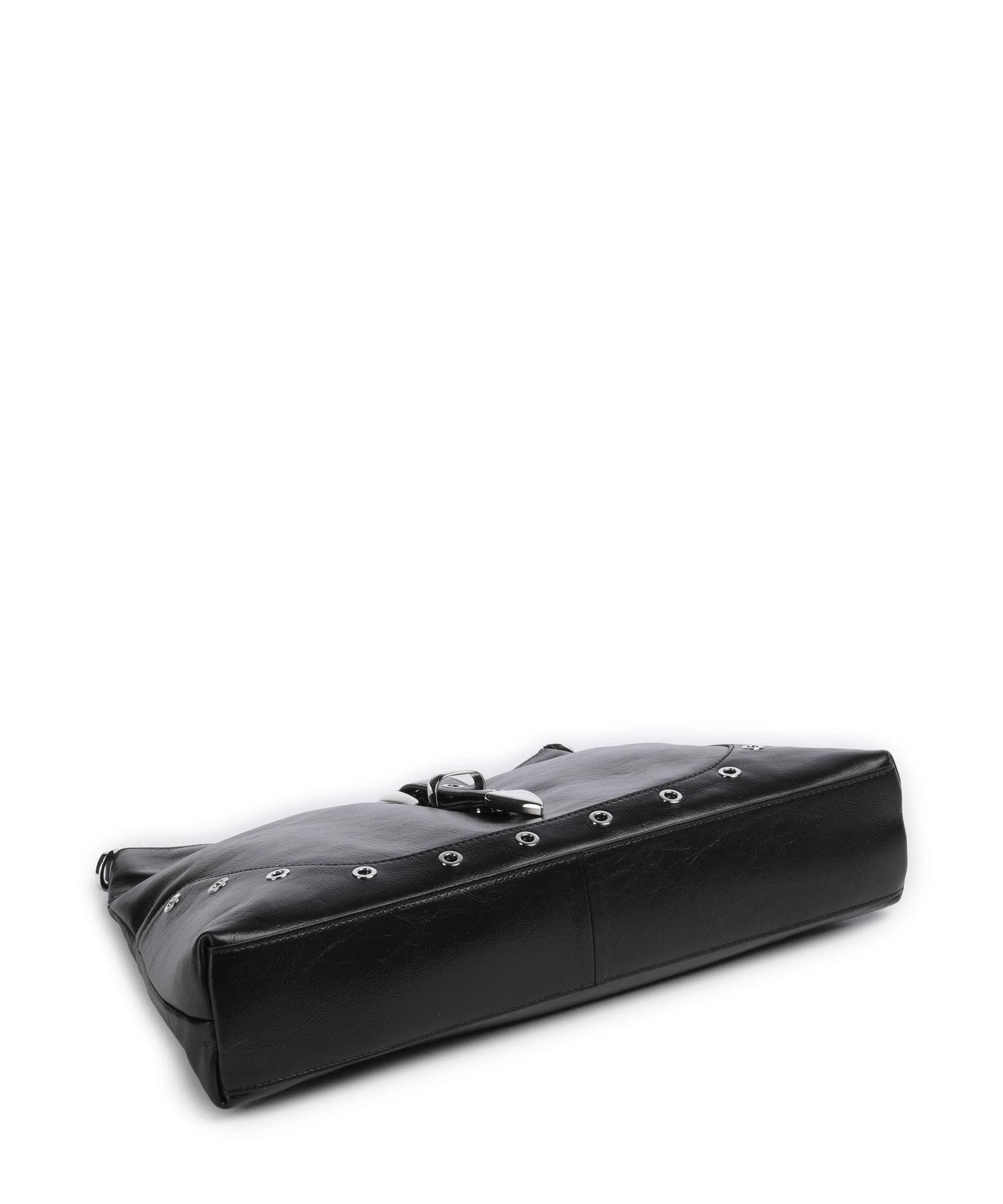 Les Visionnaires Elisa Rivet Glossy Torebka worek black - Image 5