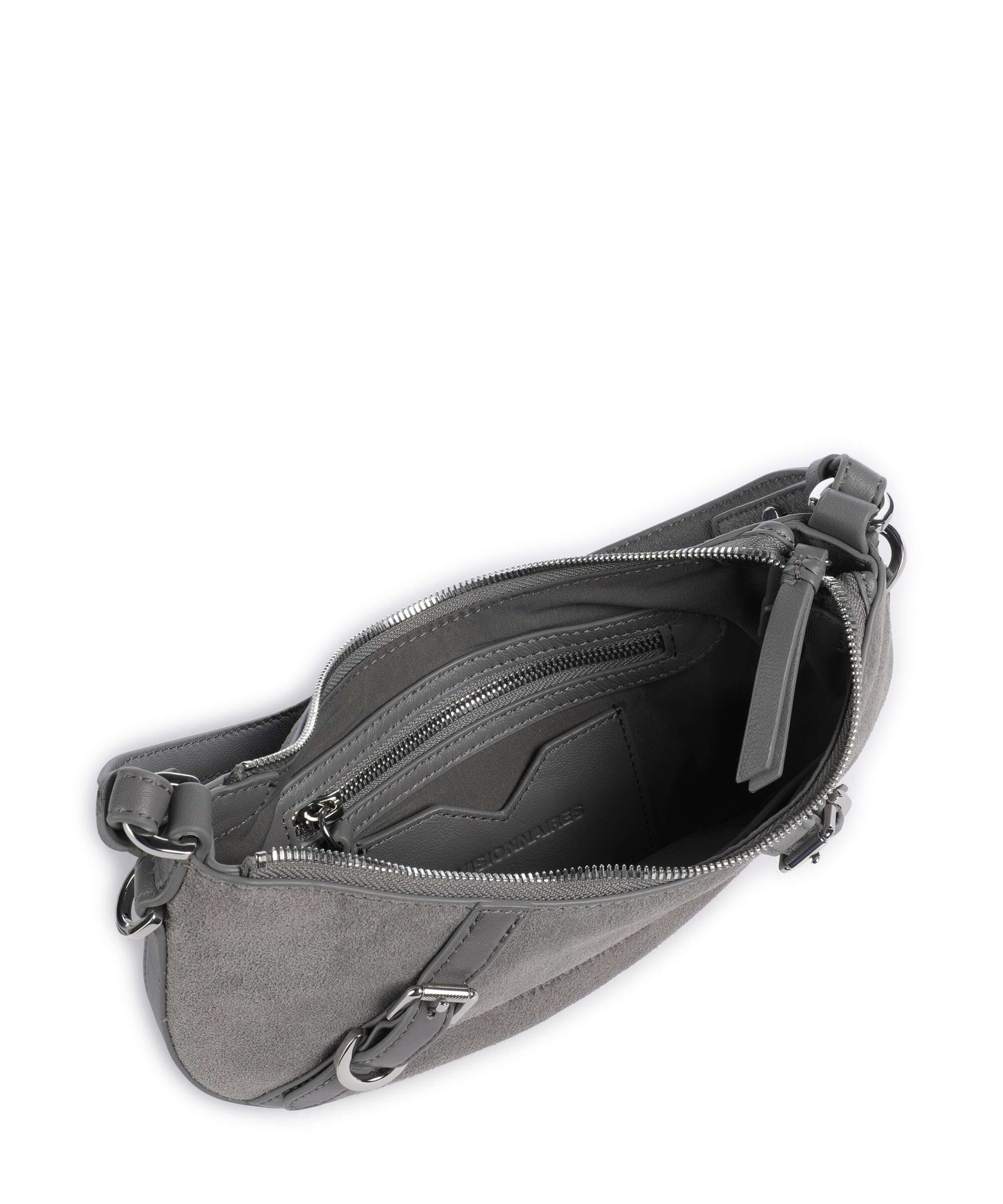 Les Visionnaires Enya Cozy Mini Torba na ramię titanium grey - Image 7