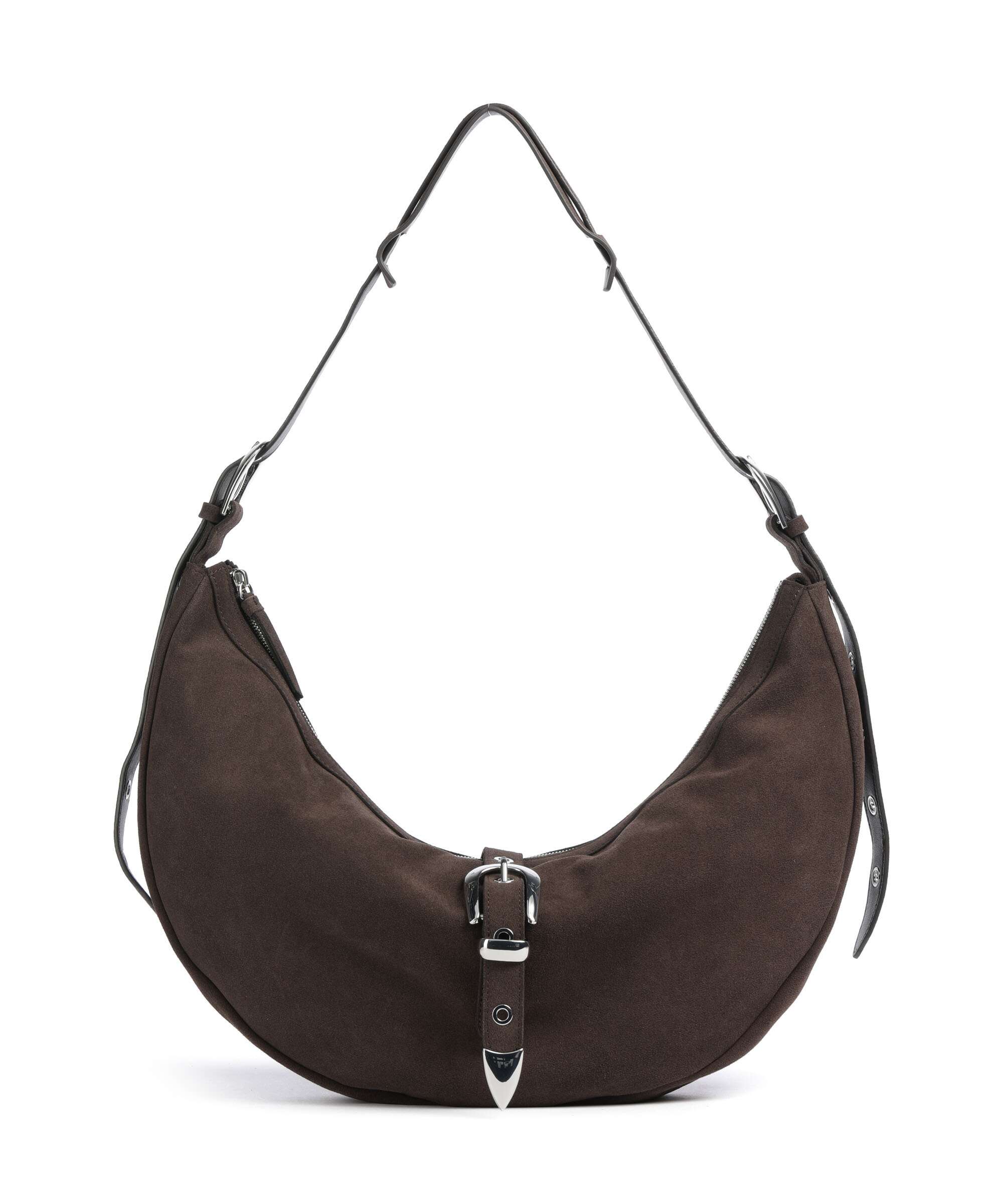 Les Visionnaires Enya Rebel Cozy Torebka worek dark brown