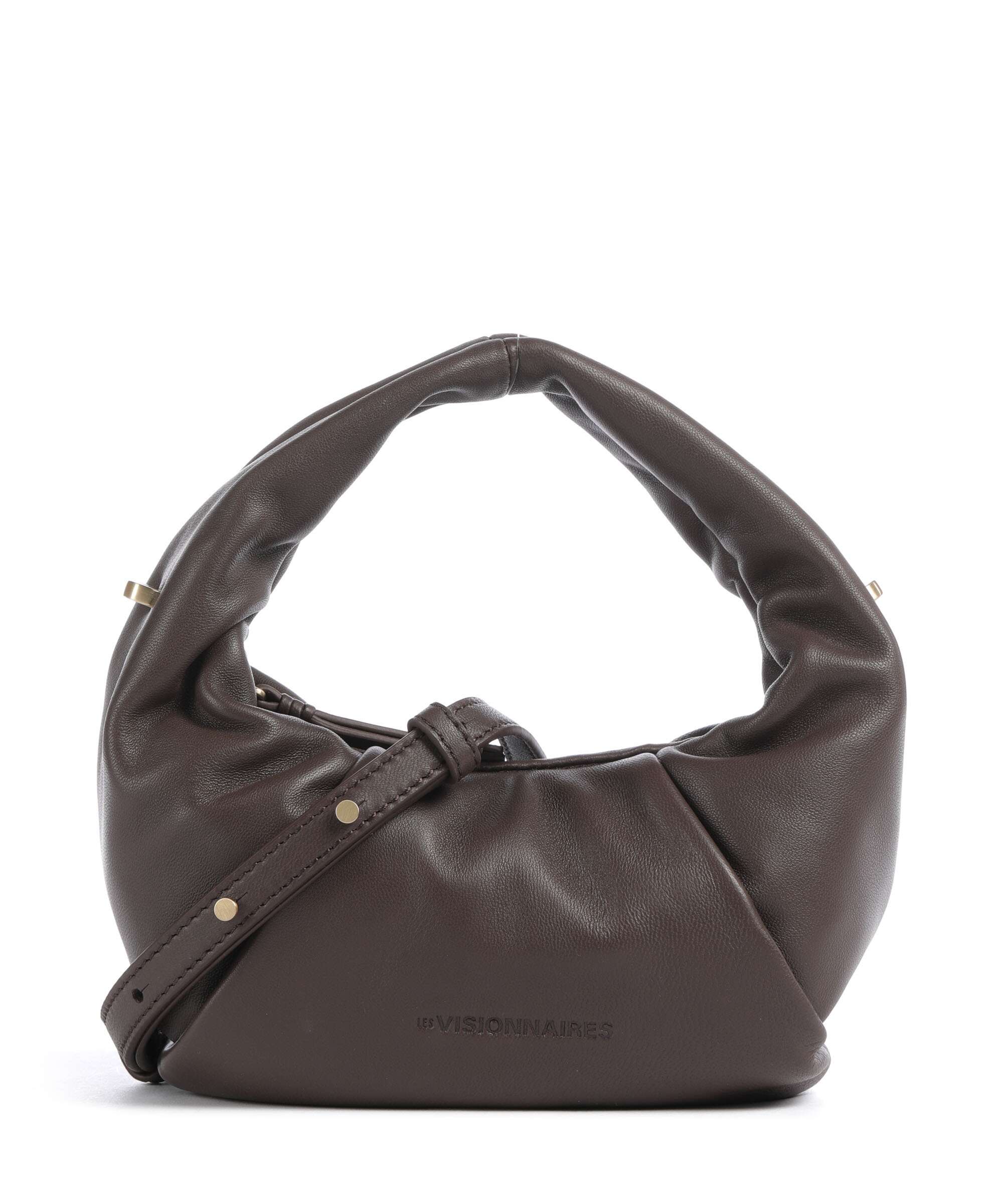 Les Visionnaires Greta Essential Silky Mini Torba przez ramię chocolate